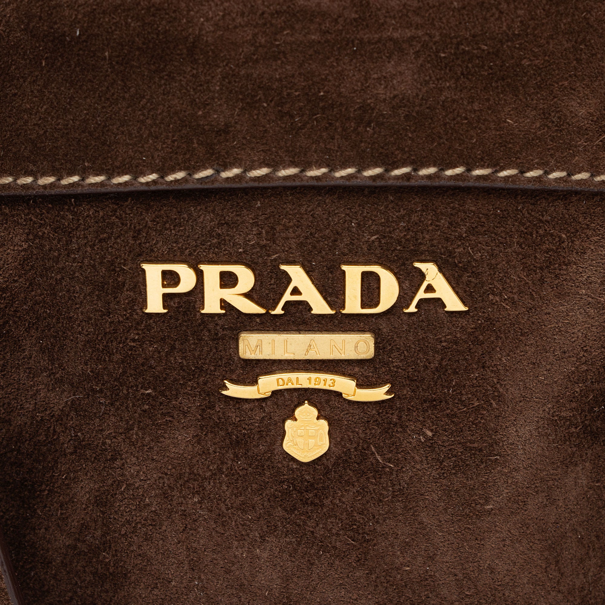 Prada Scamosciato Suede Convertible Satchel