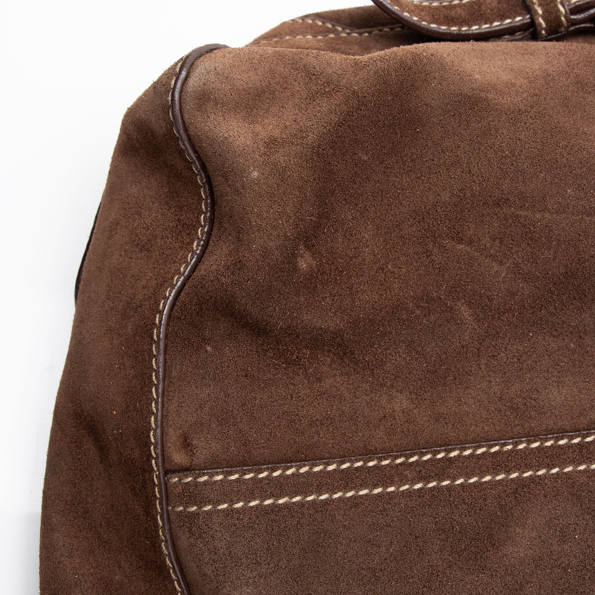 Prada Scamosciato Suede Convertible Satchel
