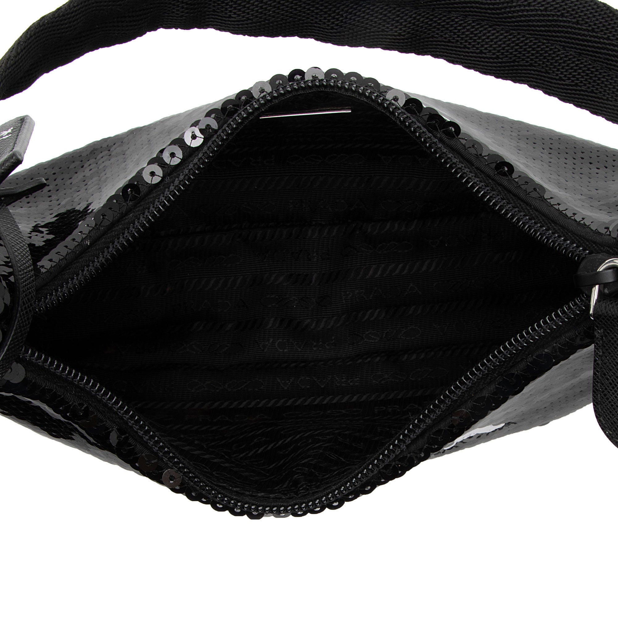Prada Sequined Nylon Mini Re-Edition 2000 Hobo (SHF-ozWg8y)