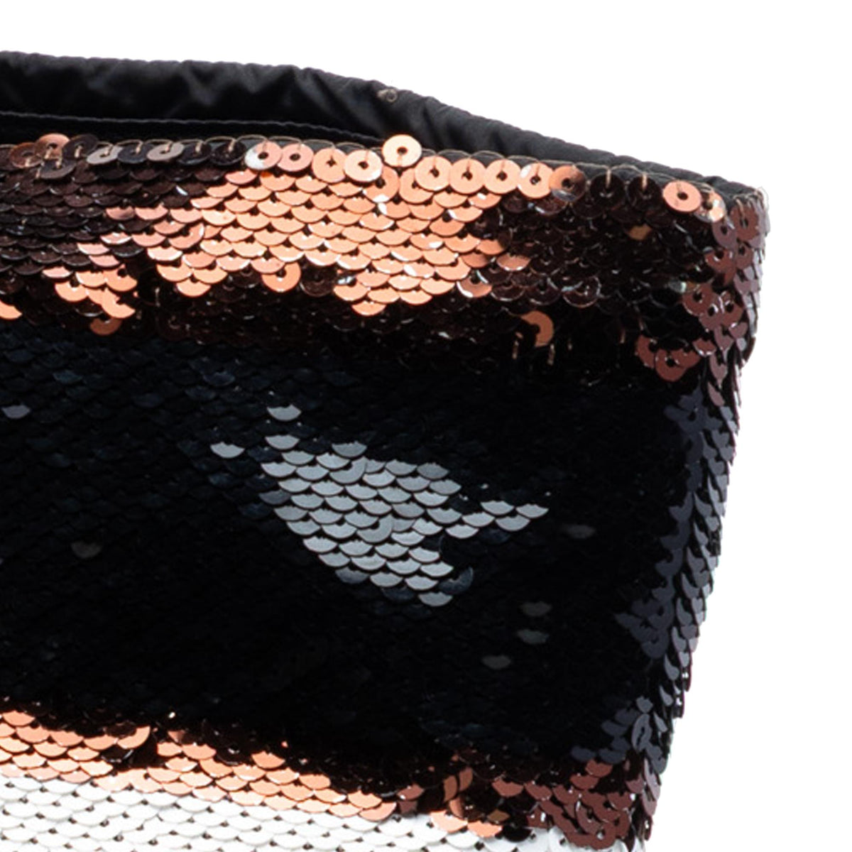 Prada Sequined Satin Stripes Tote