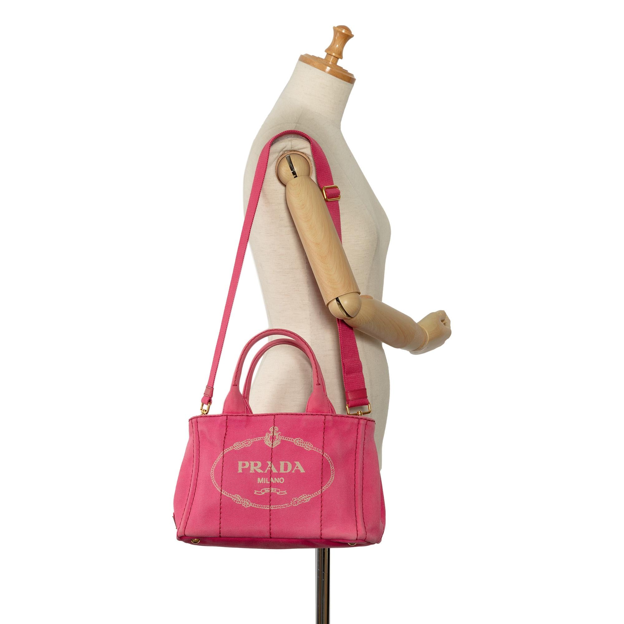 Prada Small Canapa Logo Satchel (SHG-ukEroR)