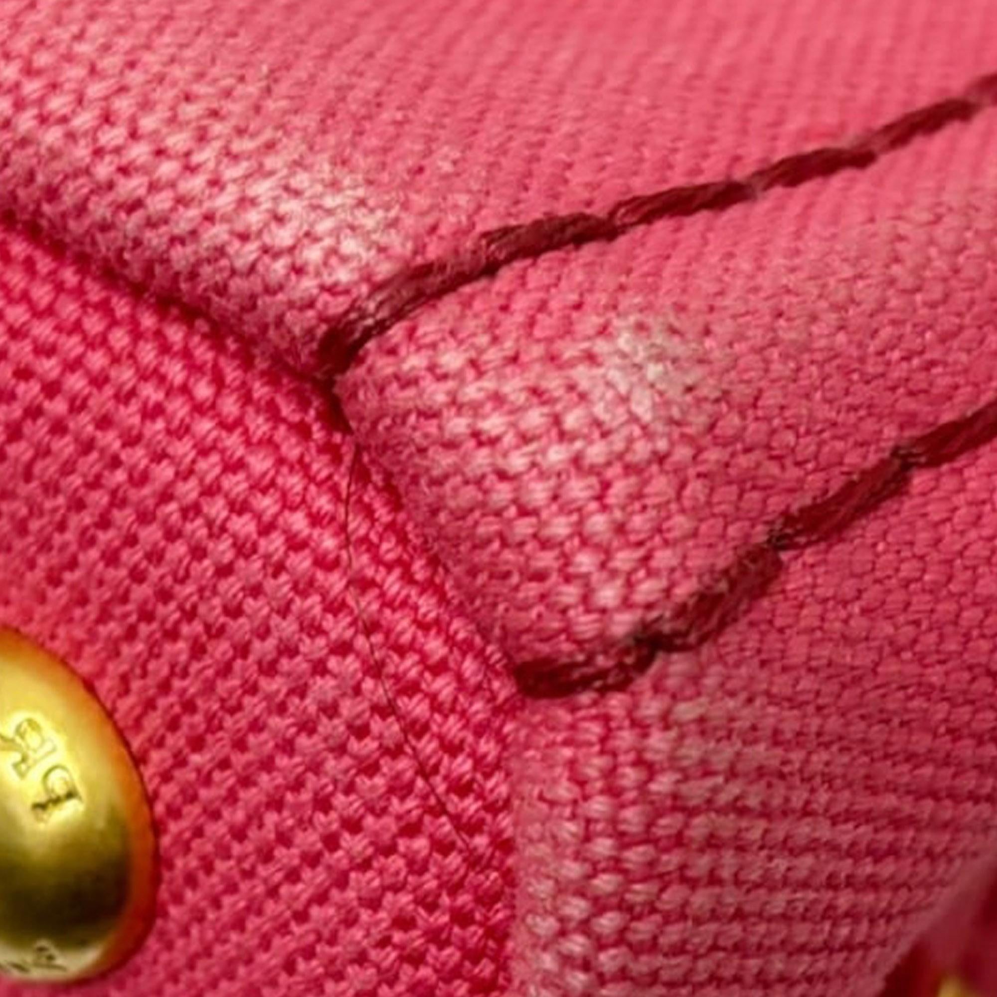 Prada Small Canapa Logo Satchel (SHG-O5SOp1)