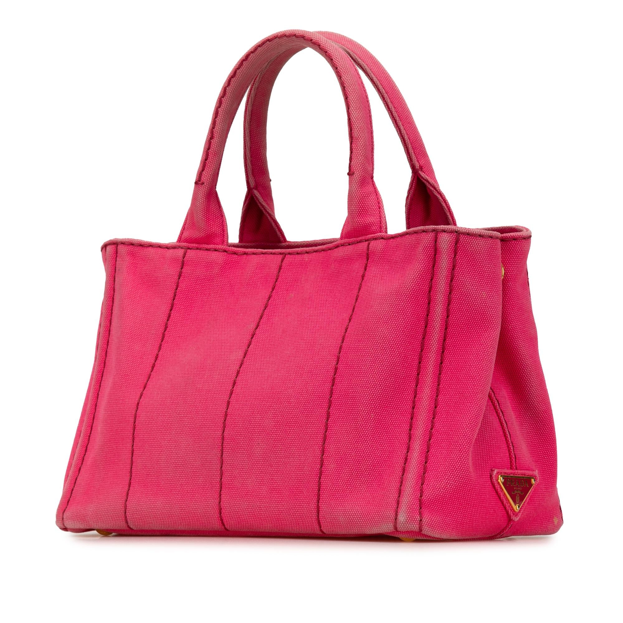 Prada Small Canapa Logo Satchel (SHG-DguyWj)