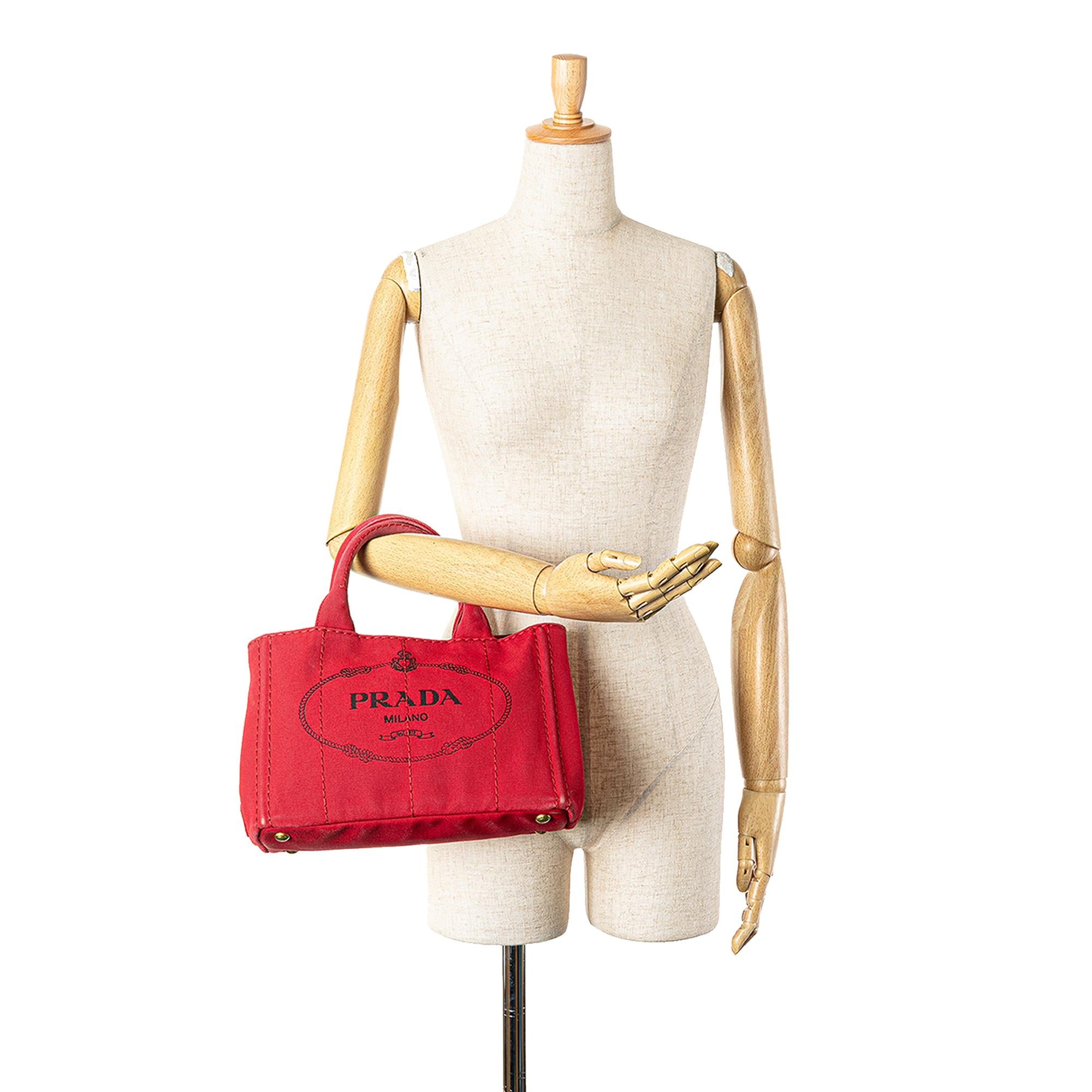 Prada Small Canapa Logo Satchel
