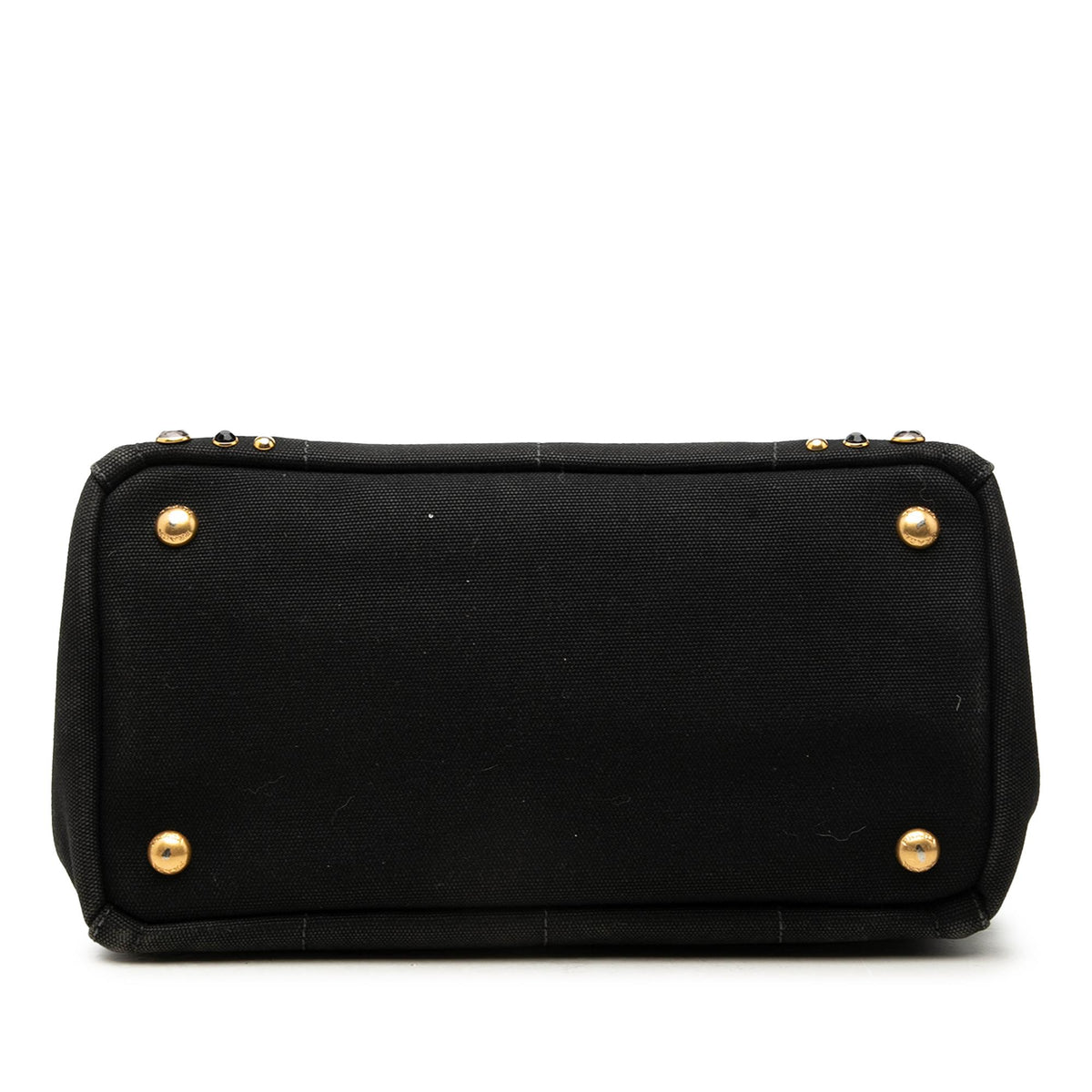 Prada Small Canvas Canapa Bijoux Satchel