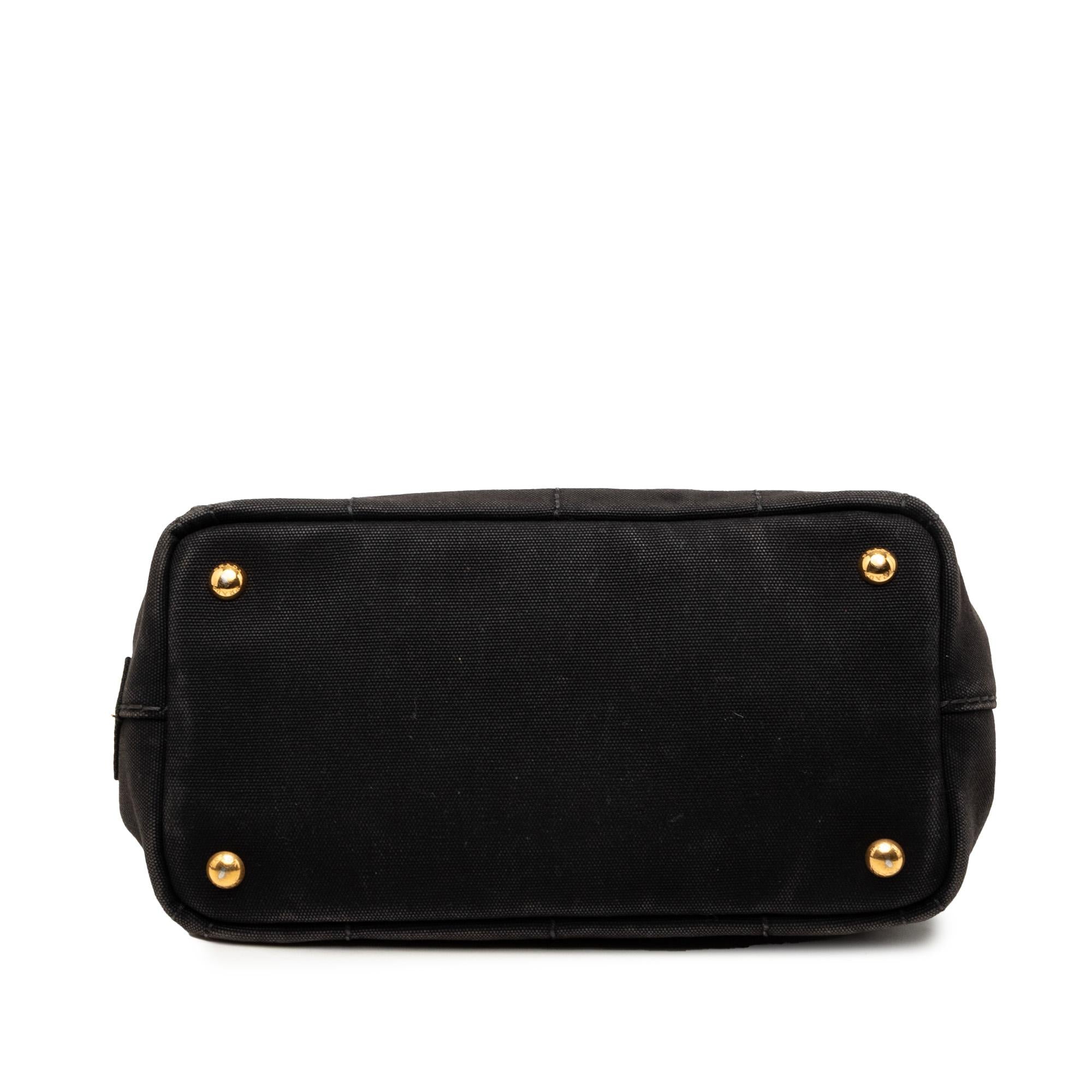 Prada Small Canvas Canapa Logo Tote