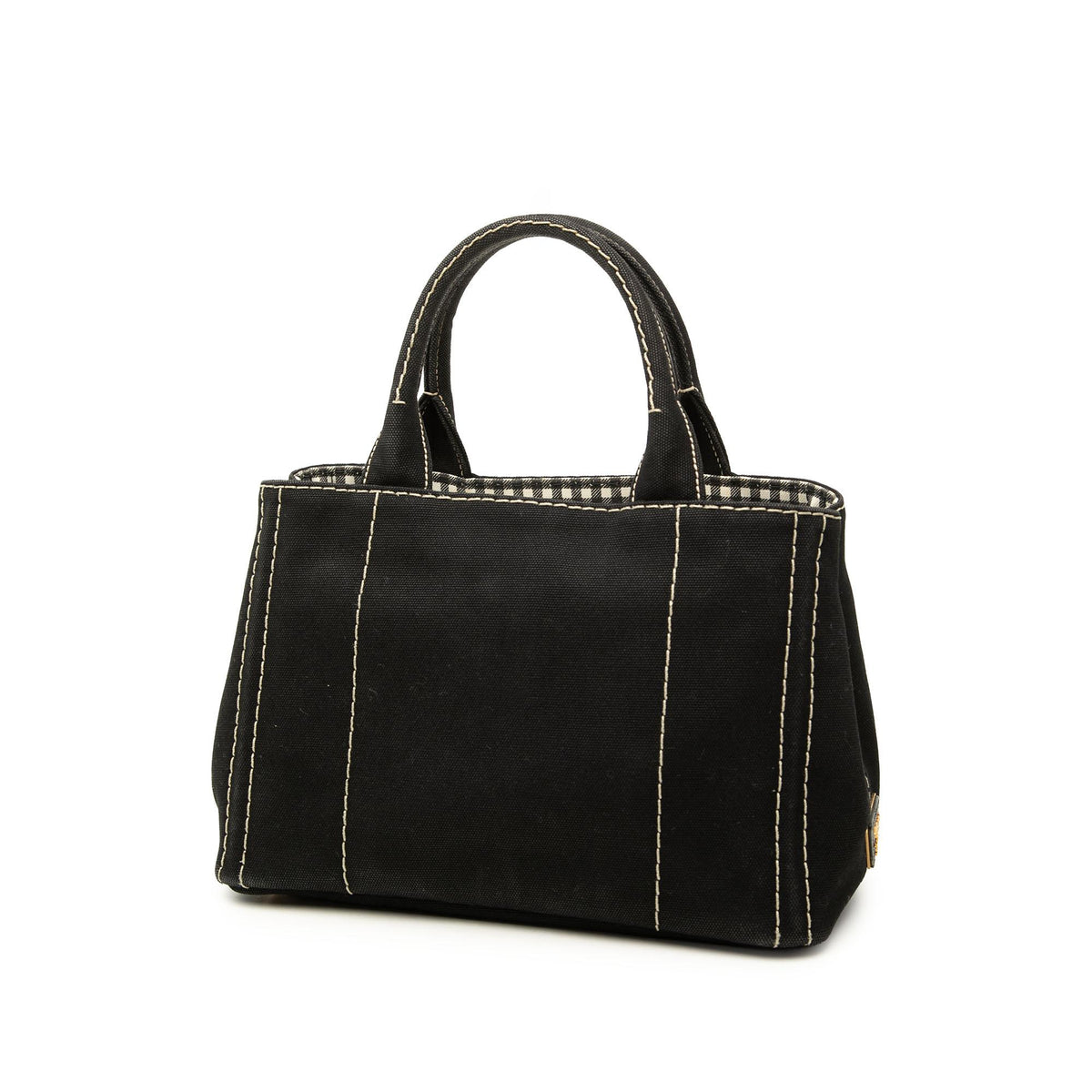 Prada Small Canvas Canapa Logo Tote