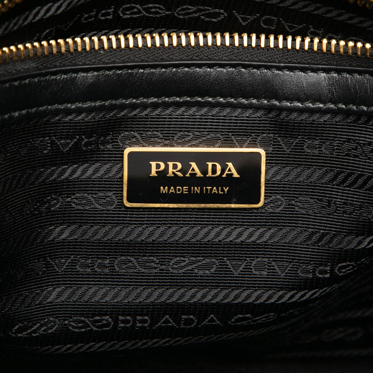 Prada Small Canvas Symbole Triangolo Satchel