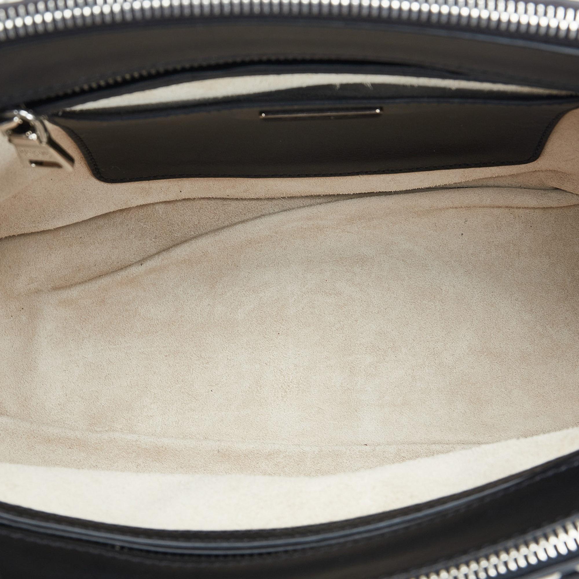 Prada Small City Calf Hand Stitched Galleria Double Zip (SHG-Tte58w)