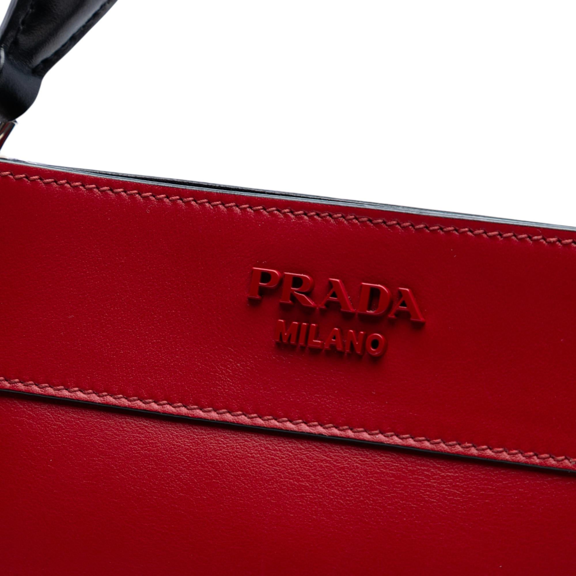 Prada Small City Calf Margit Satchel