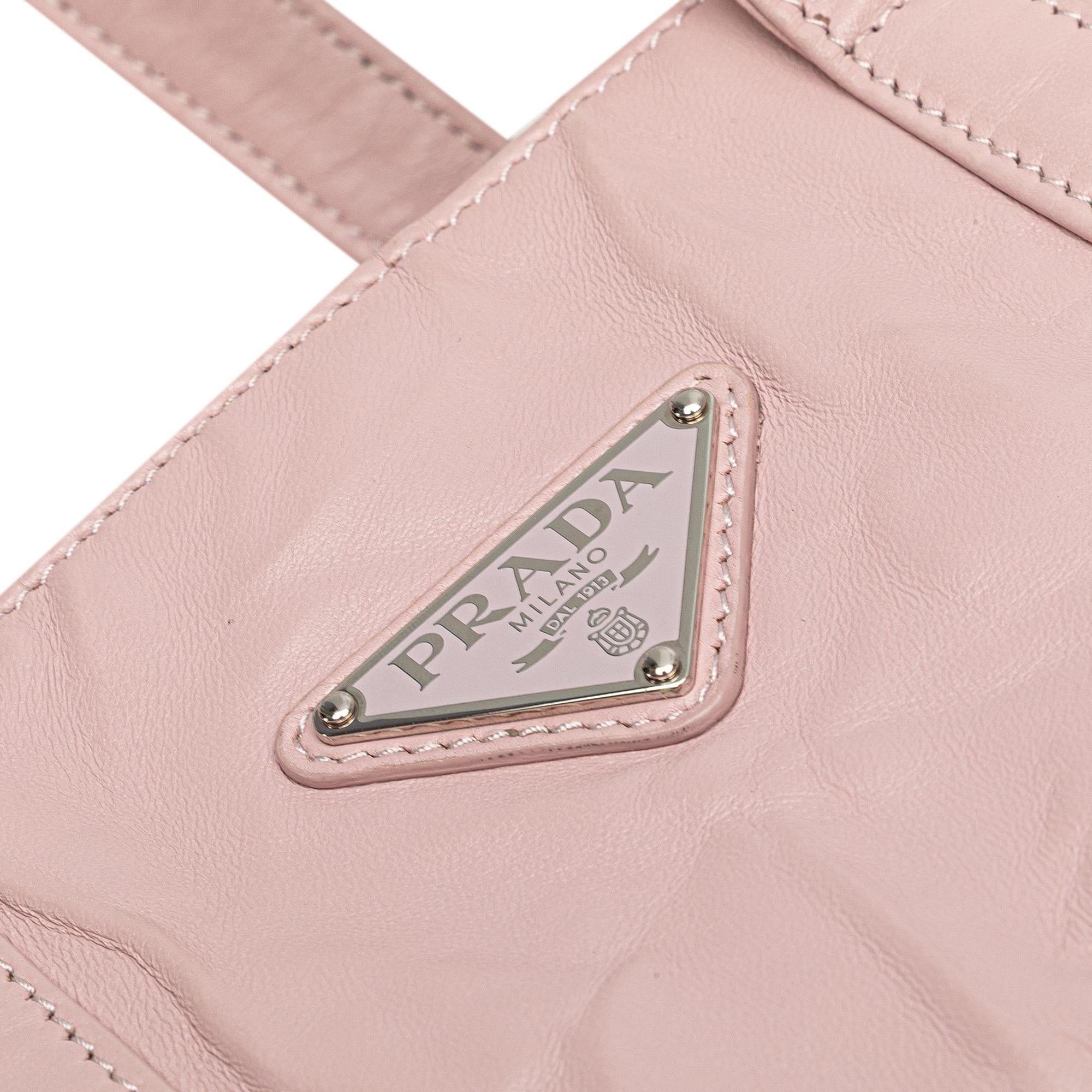 Prada Small Nappa Antique Tote