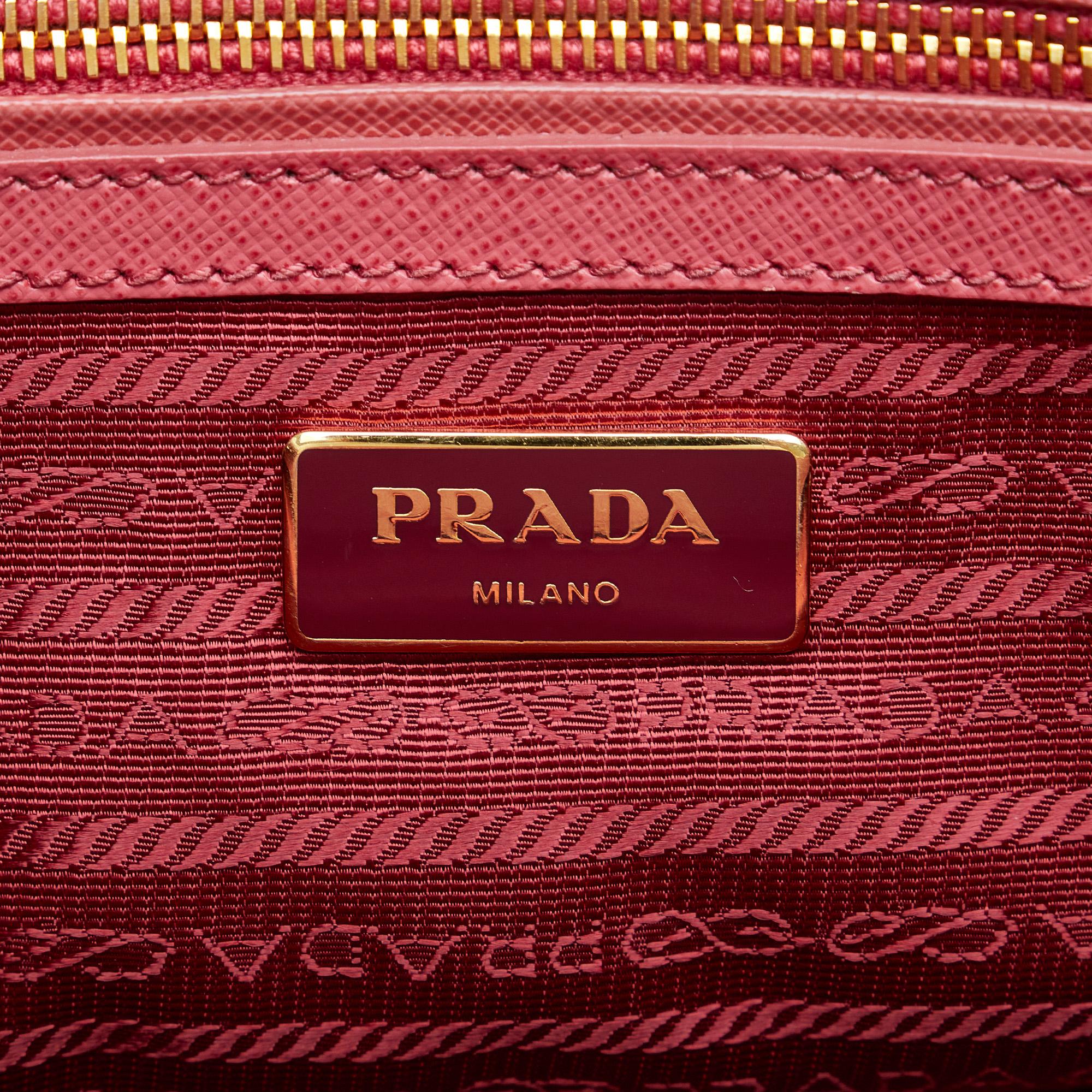 Prada Small Saffiano Galleria Double Zip (SHG-jUELiY)