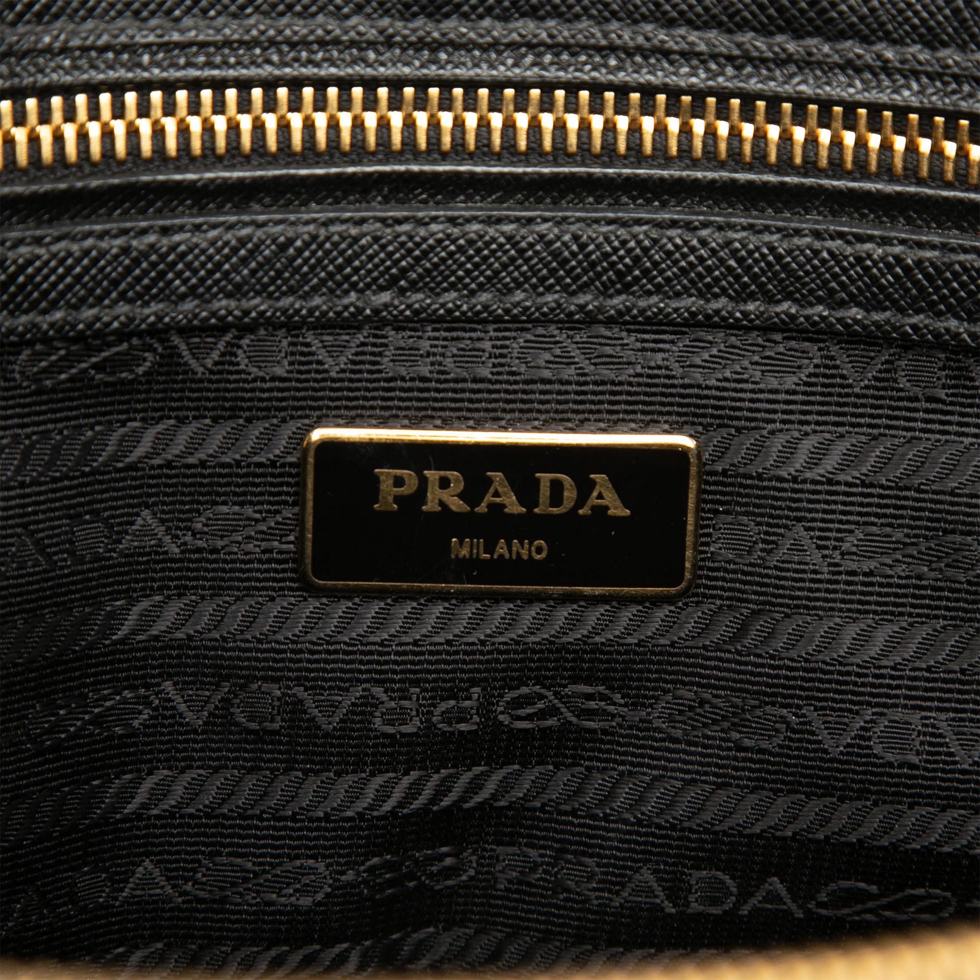 Prada Small Saffiano Lux Galleria Double Zip Satchel