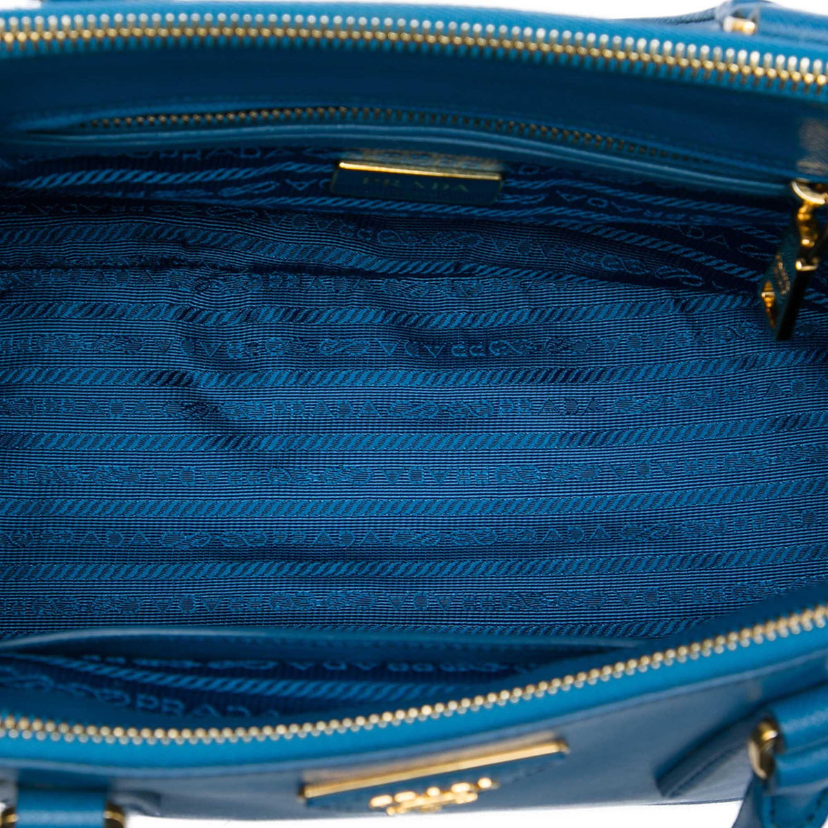 Prada Small Saffiano Lux Galleria Double Zip Satchel