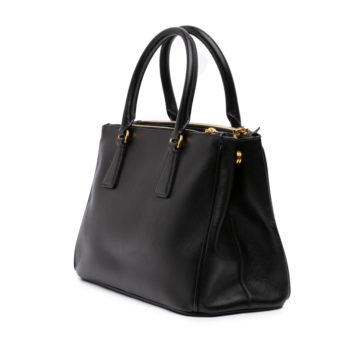 Prada Small Saffiano Lux Galleria Double Zip Satchel
