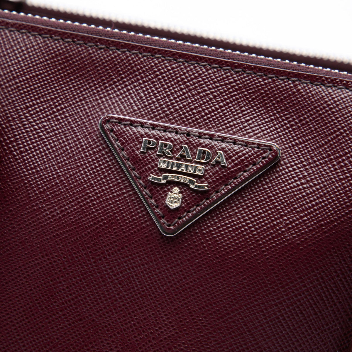 Prada Small Saffiano Lux Galleria Double Zip Satchel
