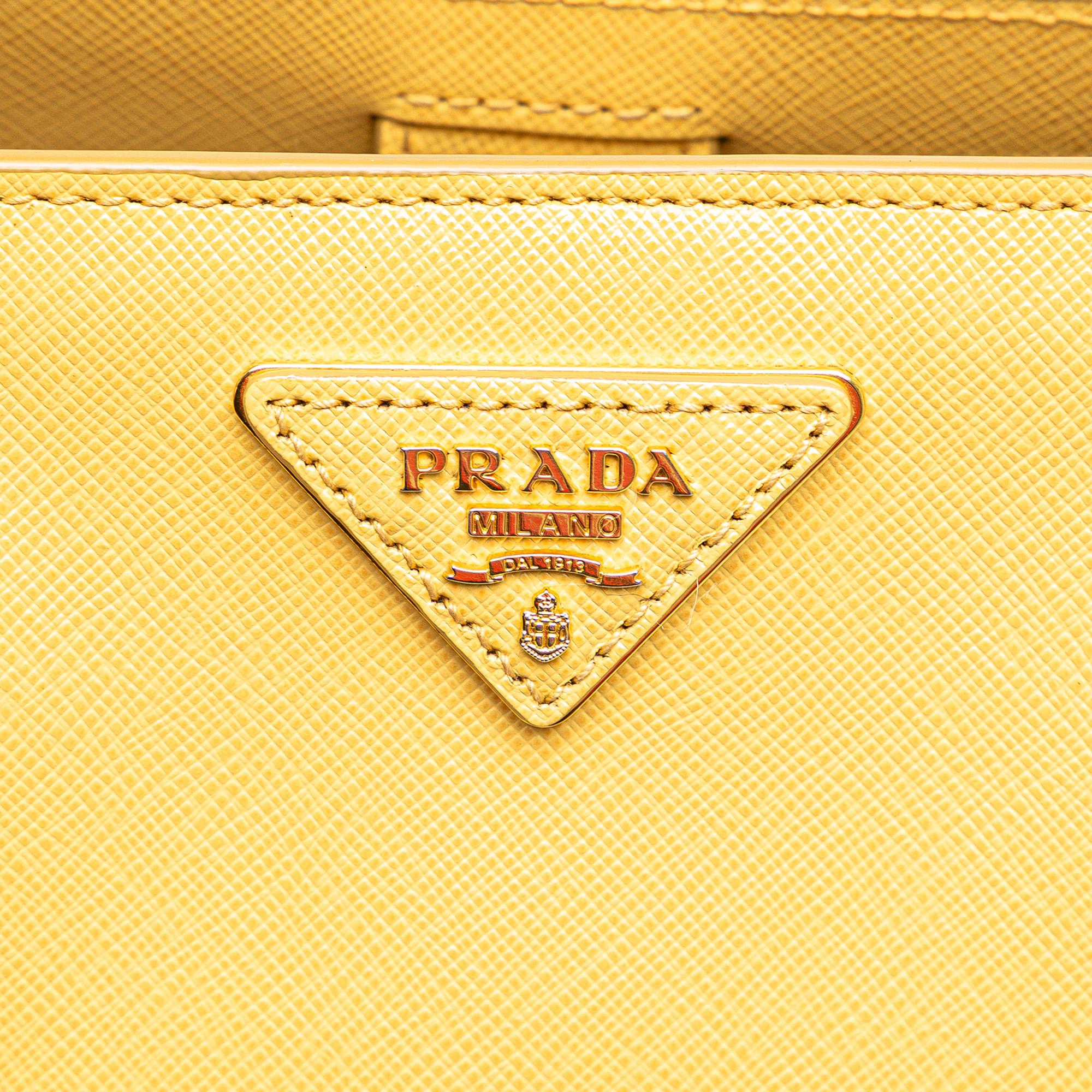 Prada Small Saffiano Lux Galleria Satchel