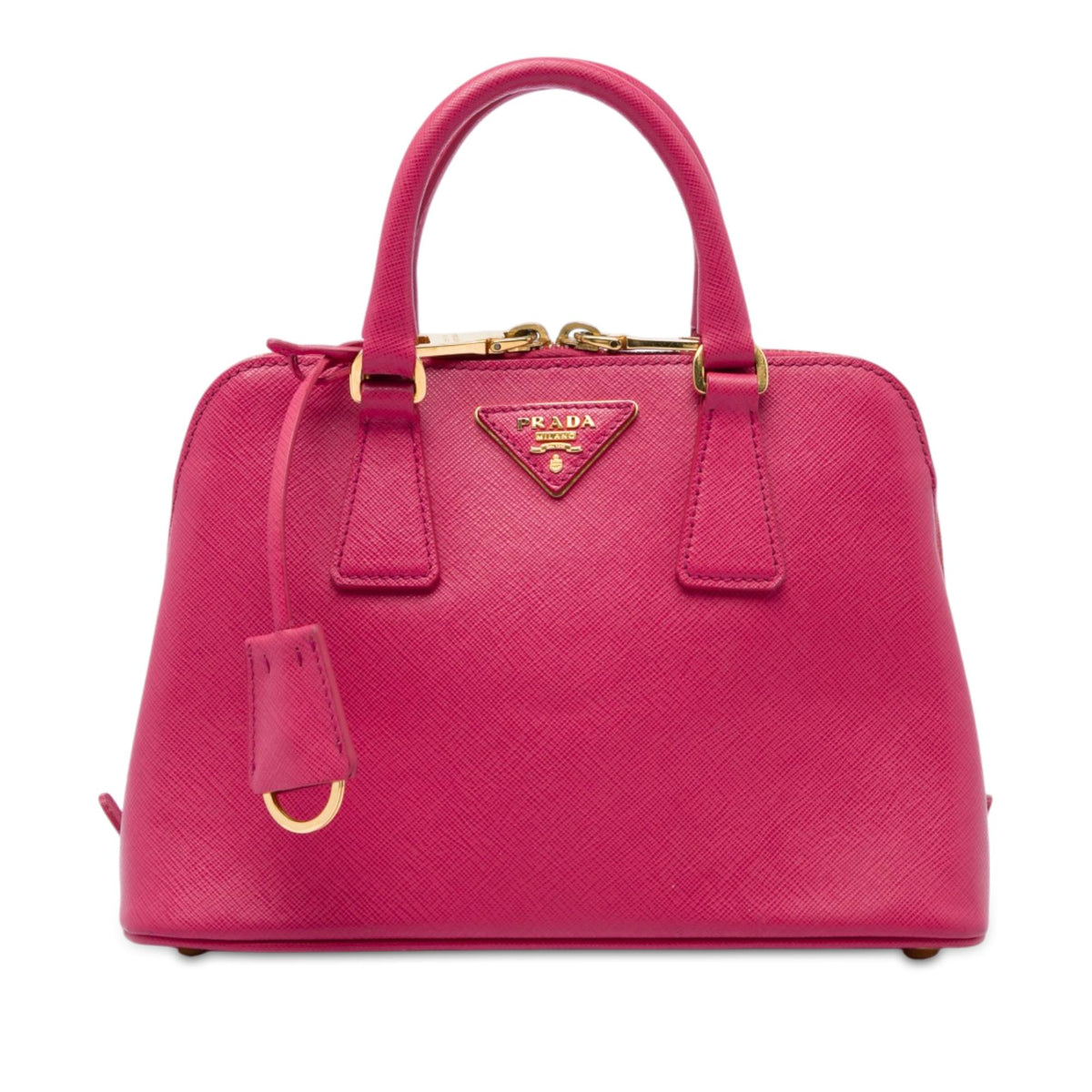 Prada Small Saffiano Lux Promenade Satchel