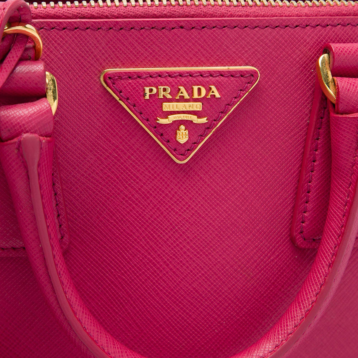 Prada Small Saffiano Lux Promenade Satchel