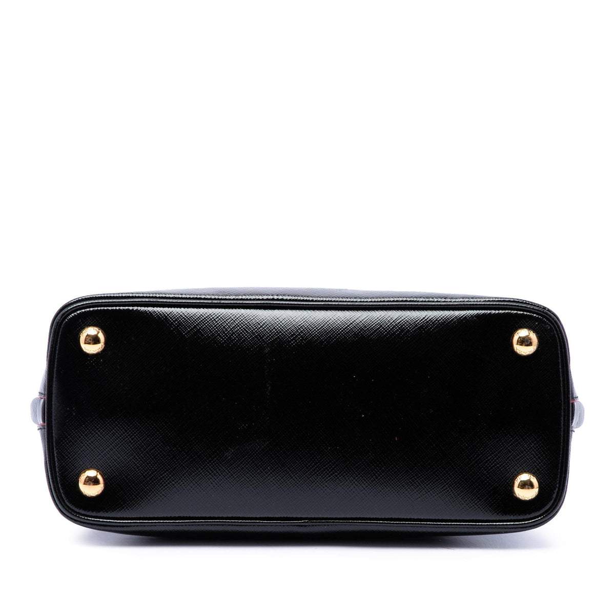 Prada Small Saffiano Vernice Promenade Satchel