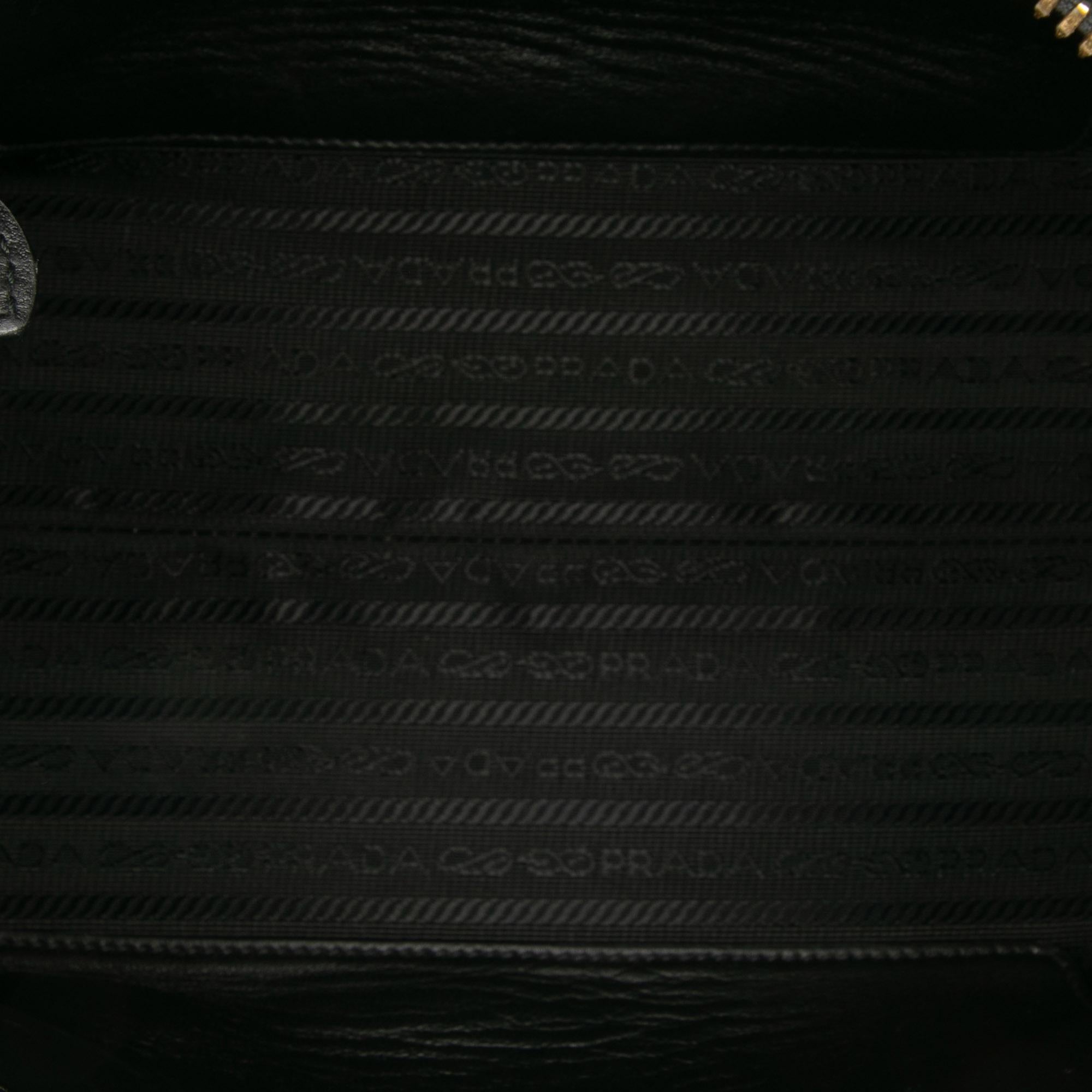 Prada Small Saffiano and City Calf Esplanade Satchel