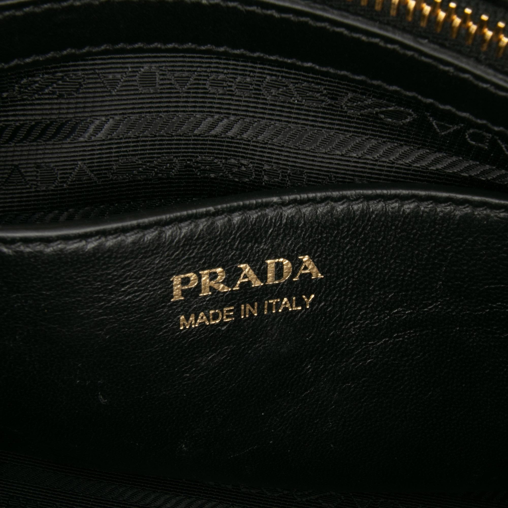 Prada Small Saffiano and City Calf Esplanade Satchel