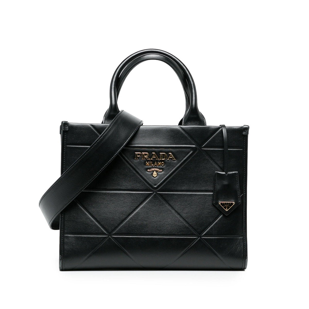 Prada Small Soft Calf Symbole Satchel