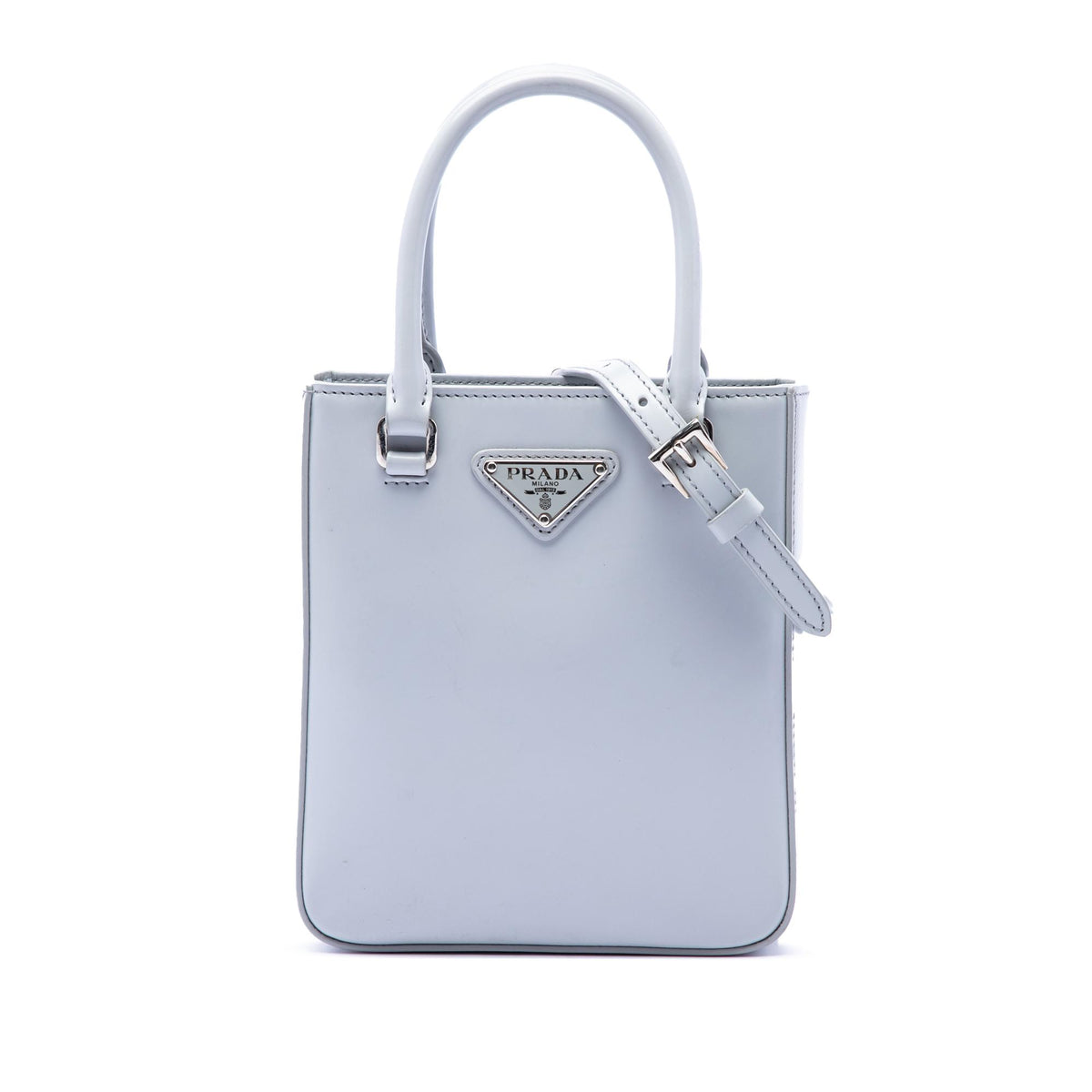 Prada Small Spazzolato Leather Satchel