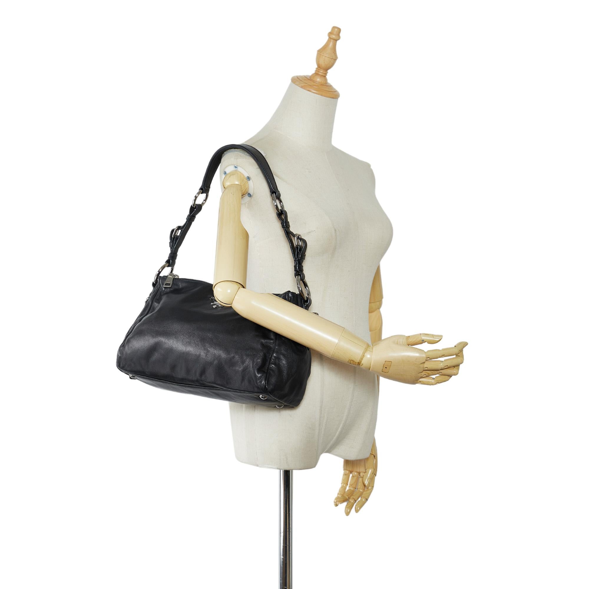 Prada Soft Calf Shoulder Bag (SHG-xibxya)