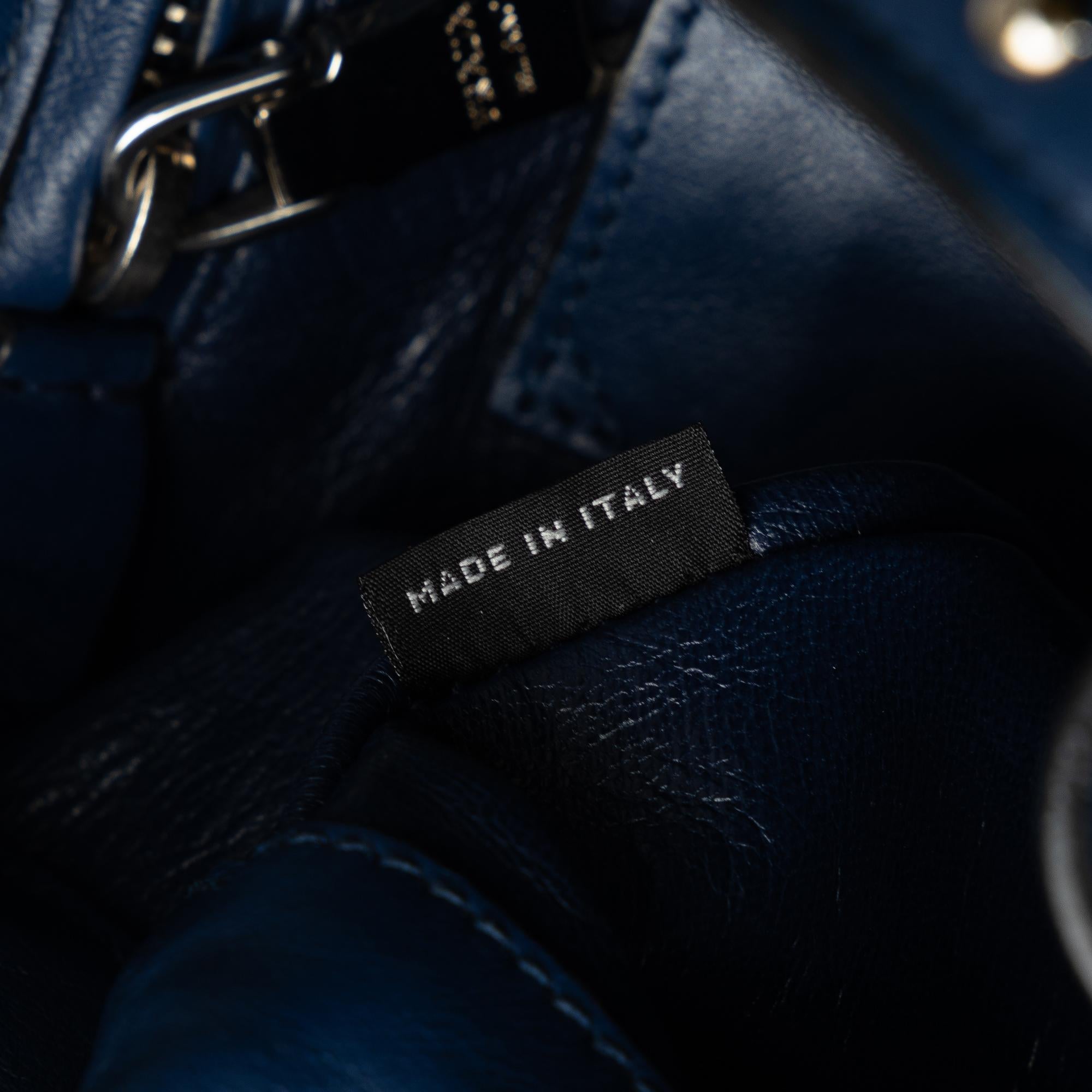 Prada Soft Calf Studded Bucket Bag (SHG-381Kw2)