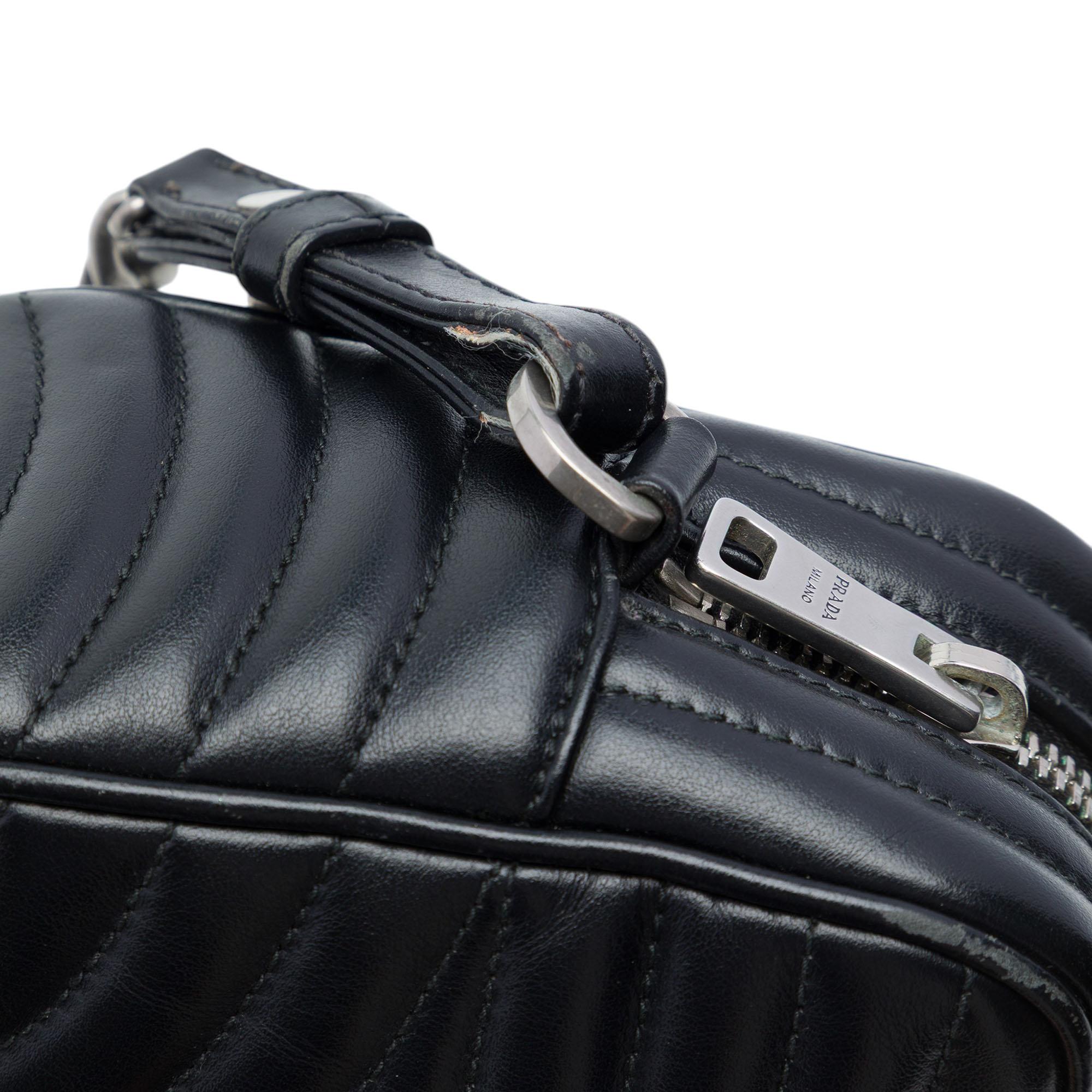 Prada Soft Calfskin Diagramme Camera Bag