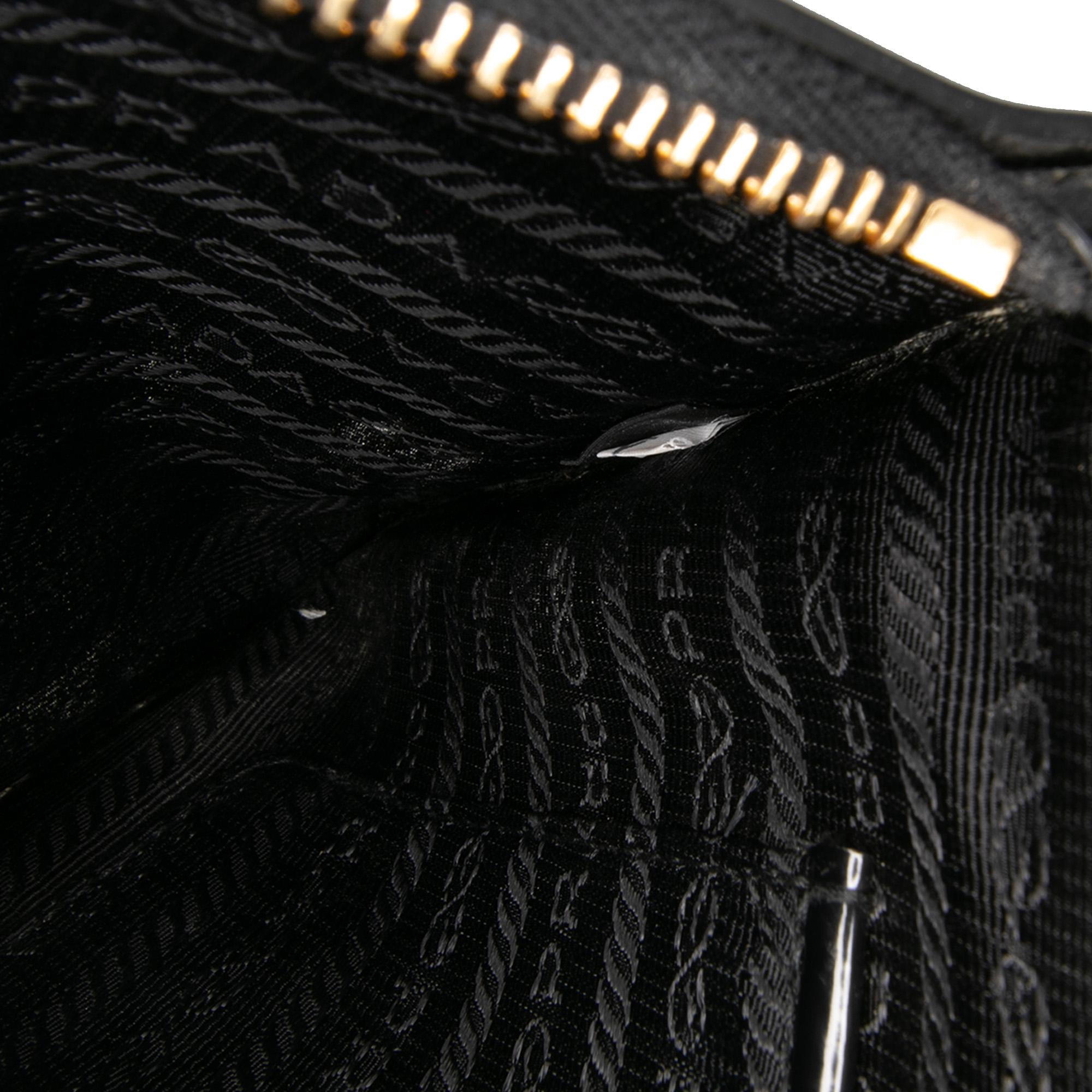 Prada Spazzolato Bow Pochette