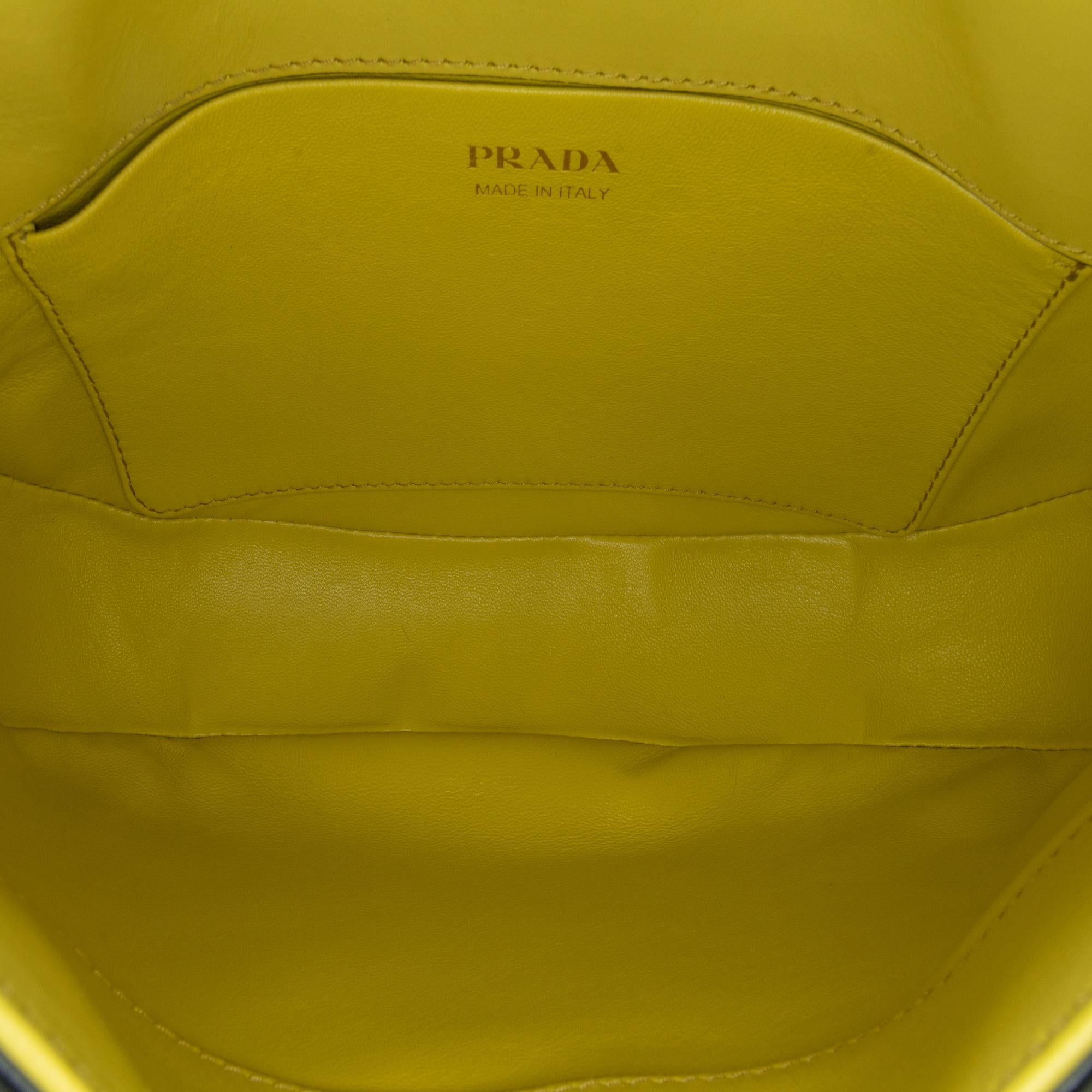 Prada Spazzolato Cleo Hobo Bag