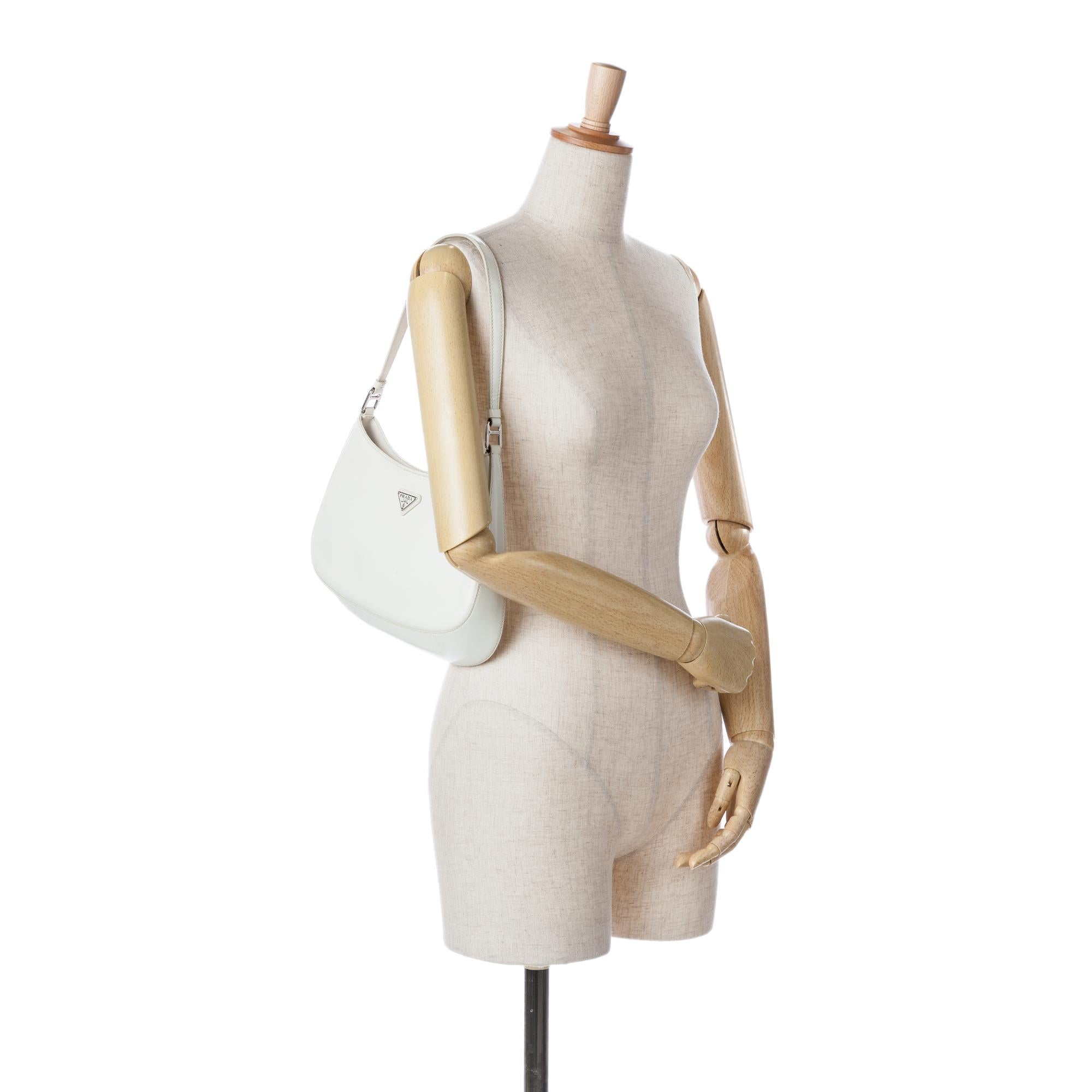 Prada Spazzolato Cleo Shoulder Bag