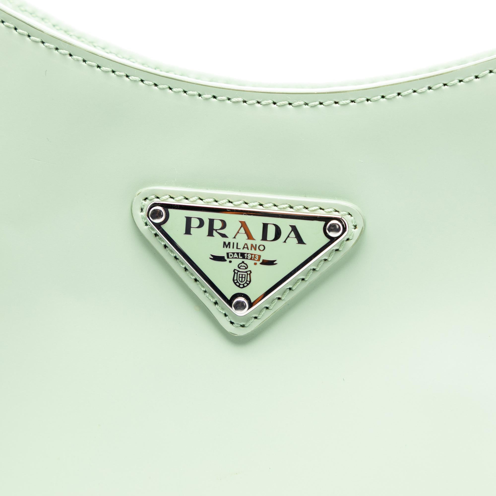 Prada Spazzolato Cleo Shoulder Bag