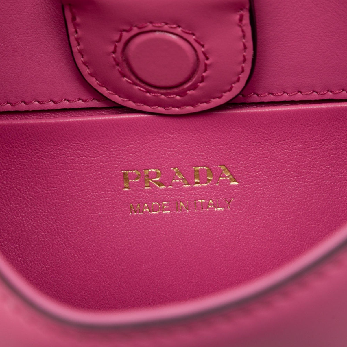 Prada Spazzolato Leather Cleo Shoulder Bag