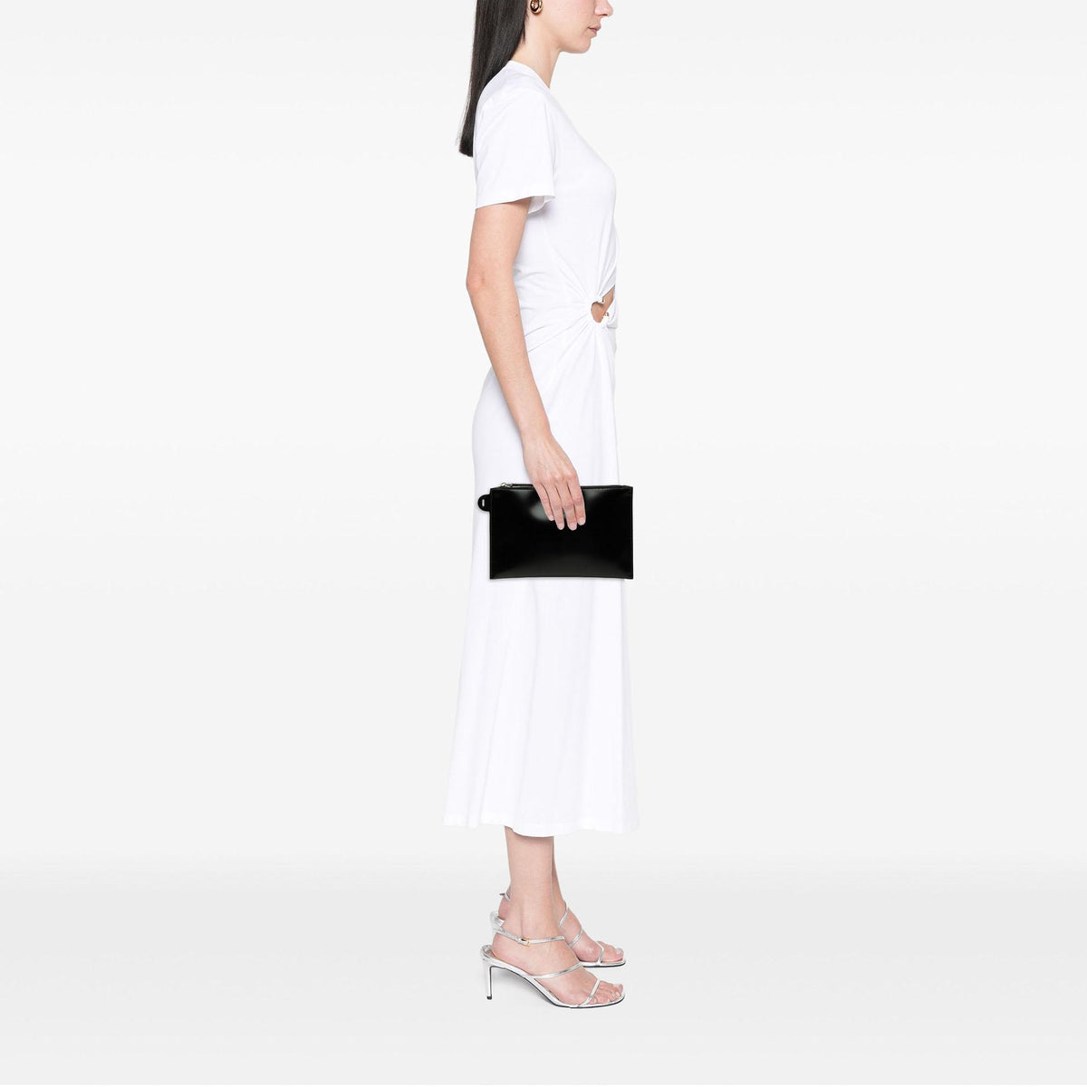 Prada Spazzolato Leather Clutch