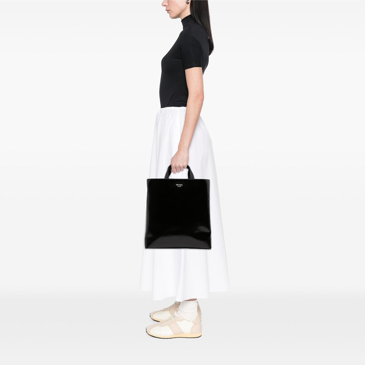 Prada Spazzolato Leather Tote