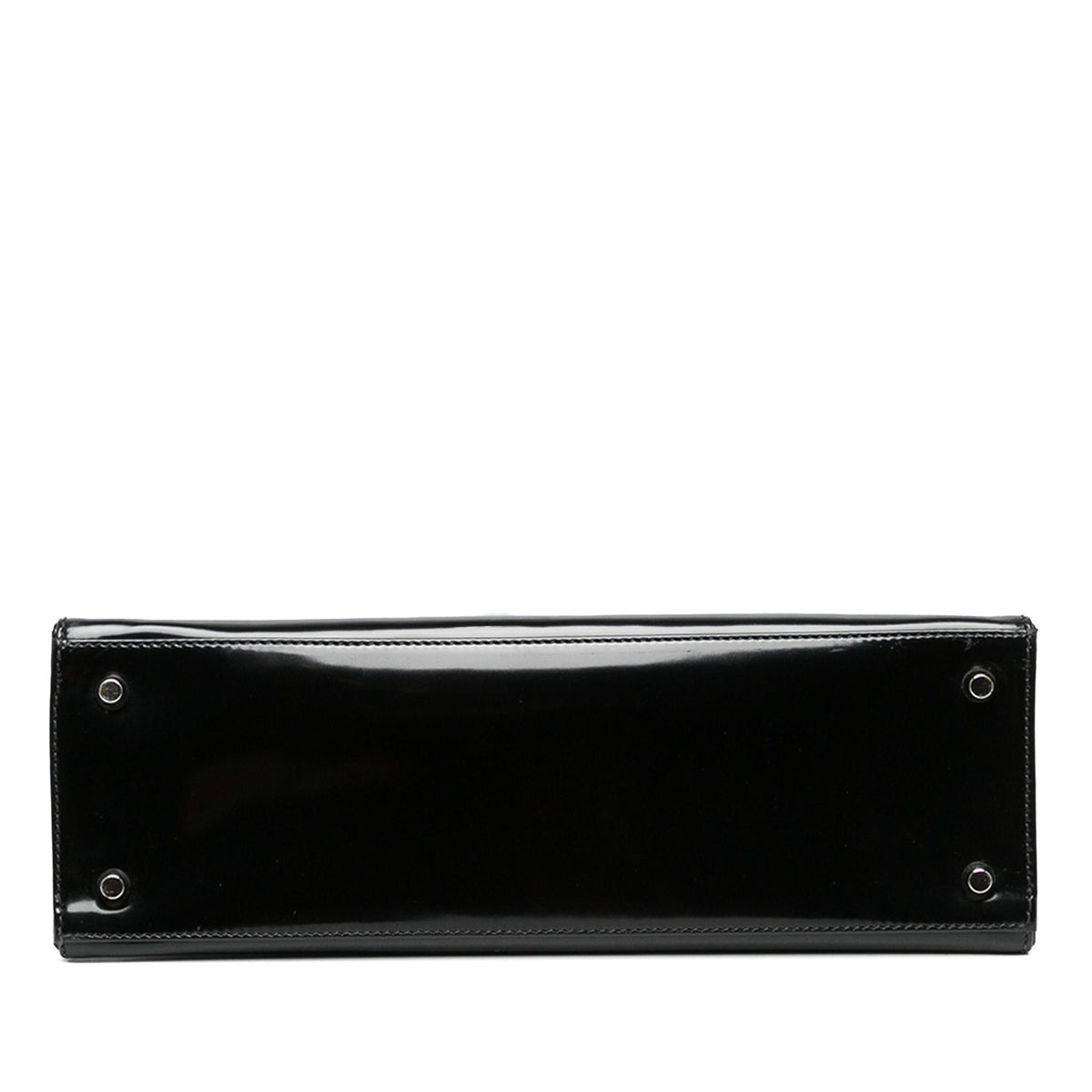 Prada Spazzolato Logo Frame Handbag