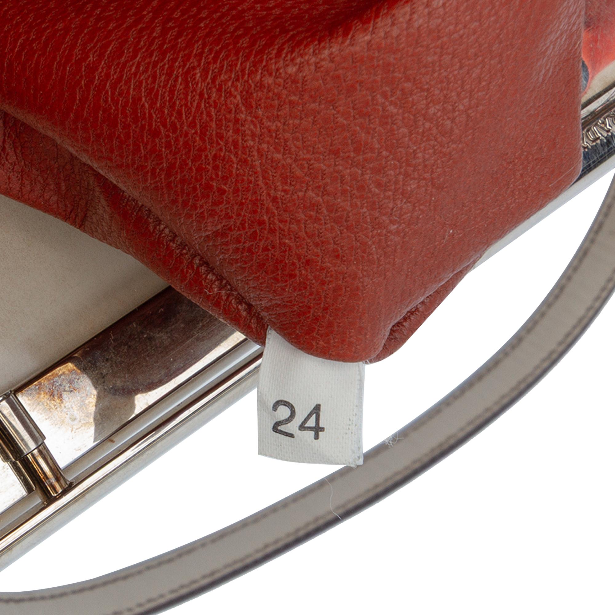 Prada Spazzolato Logo Frame Shoulder Bag