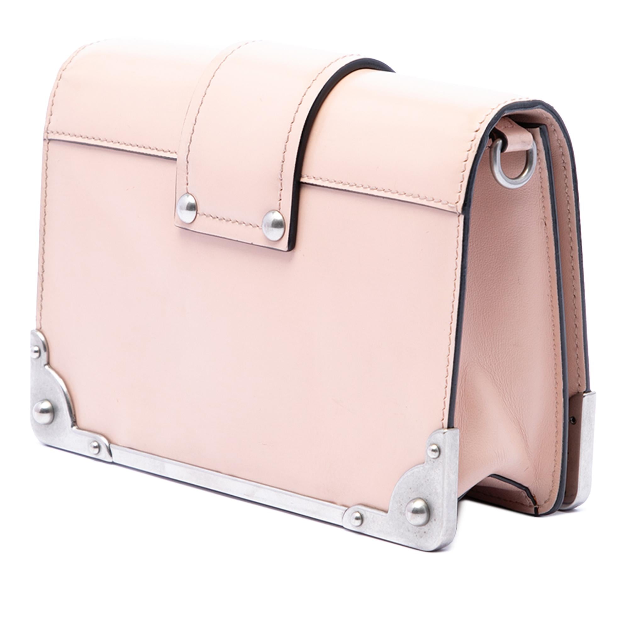 Prada Spazzolato Soft Calfskin Cahier Crossbody