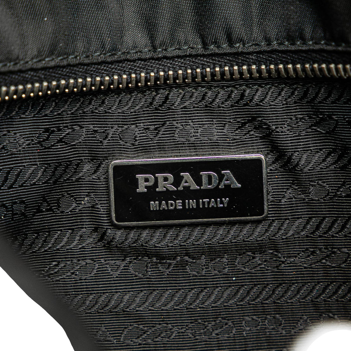Prada Spazzolato Trimmed Tessuto Tote