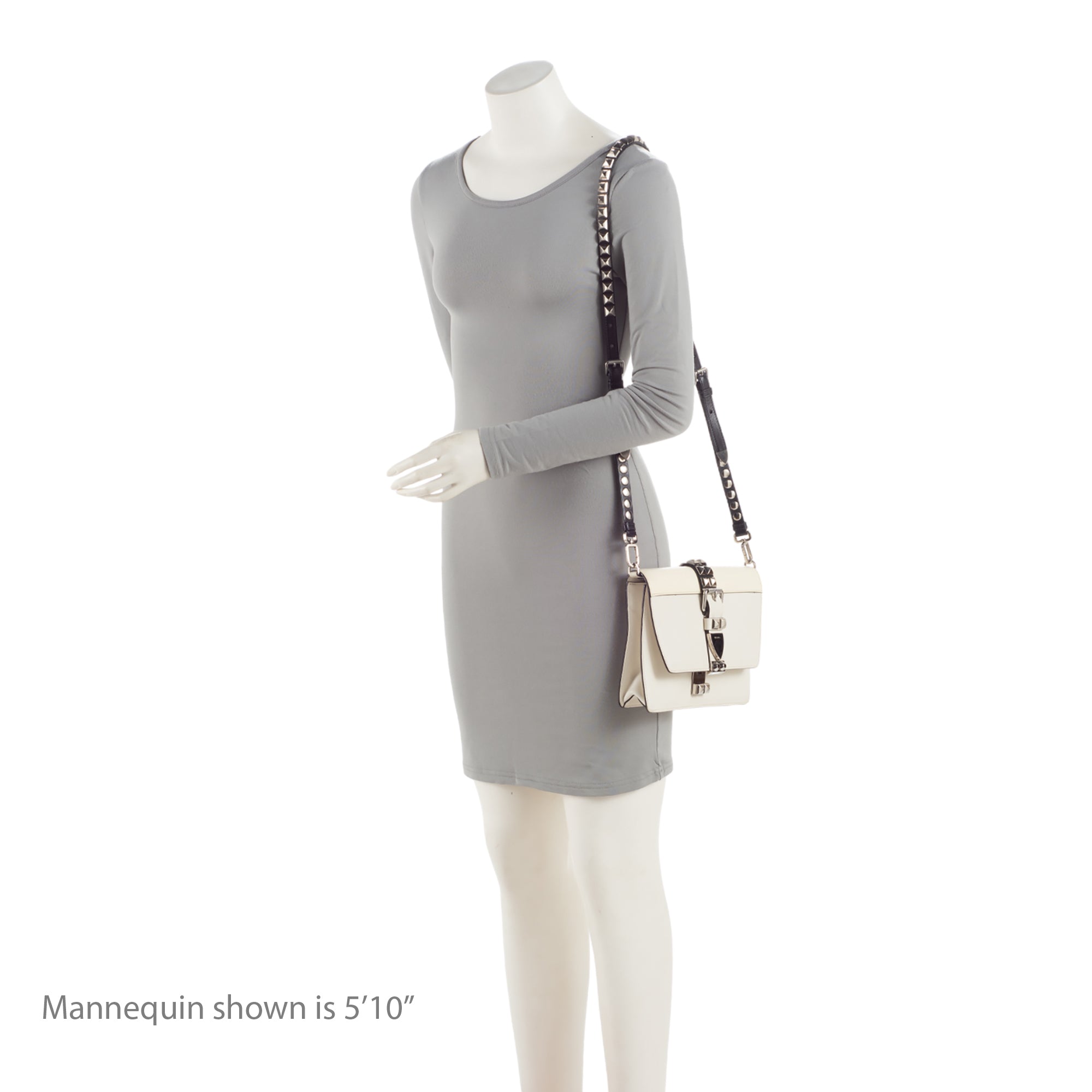 Prada Studded Calfskin Elektra Small Shoulder Bag