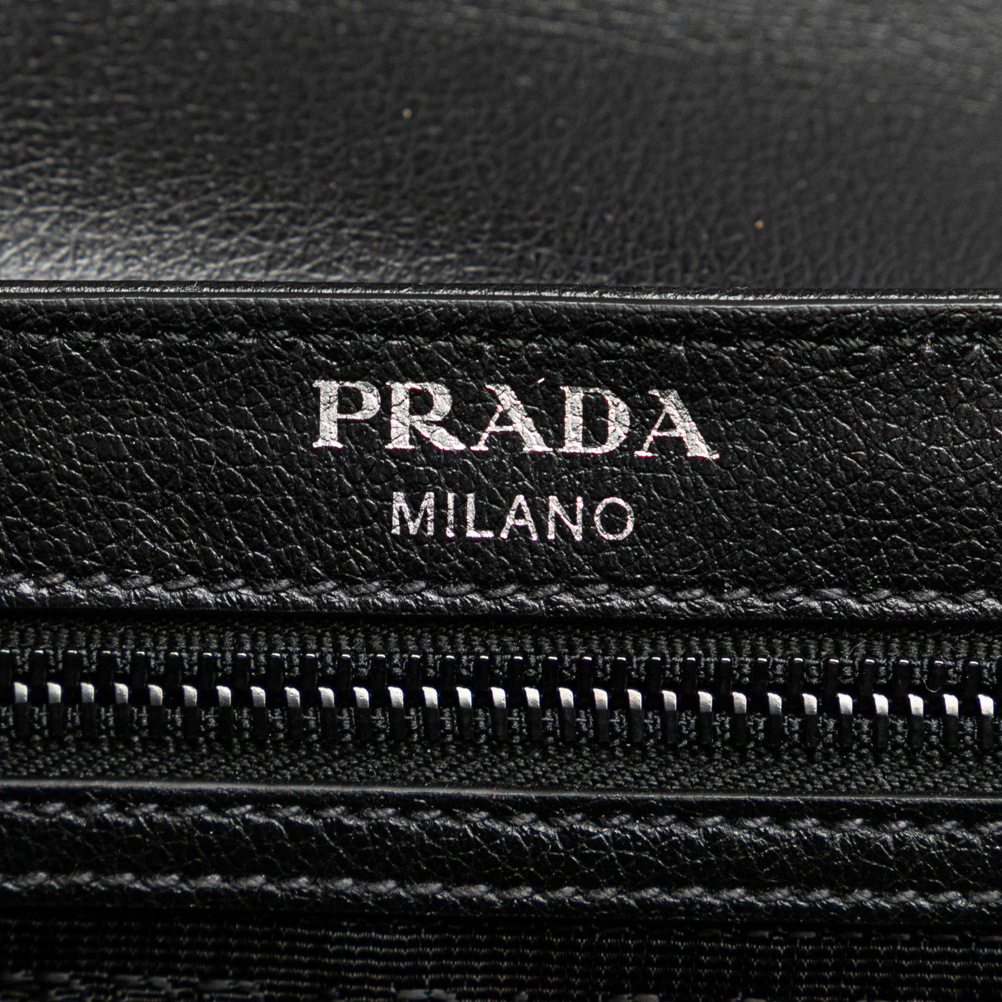 Prada Studded Glace Calf Crossbody (SHG-yFMc7A)