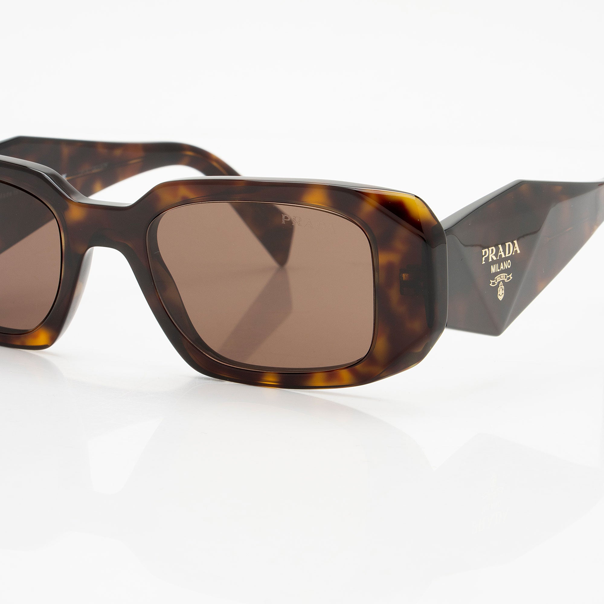 Prada Symbole Rectangular Sunglasses