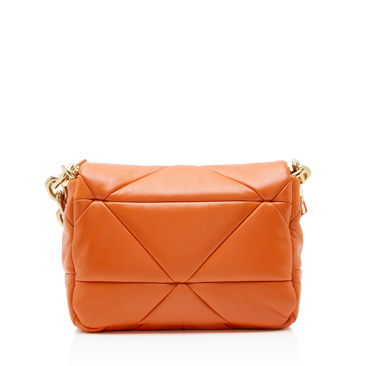Prada System Nappa Leather Patchwork Flap Shoulder Bag
