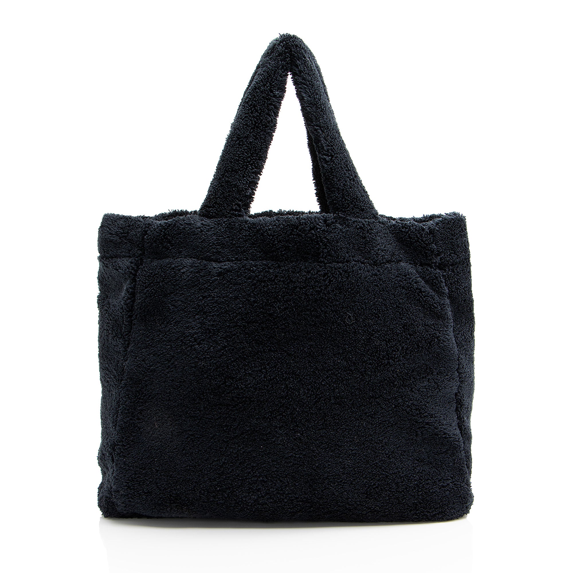 Prada Terry Cloth Logo Tote (SHF-NgTtos)