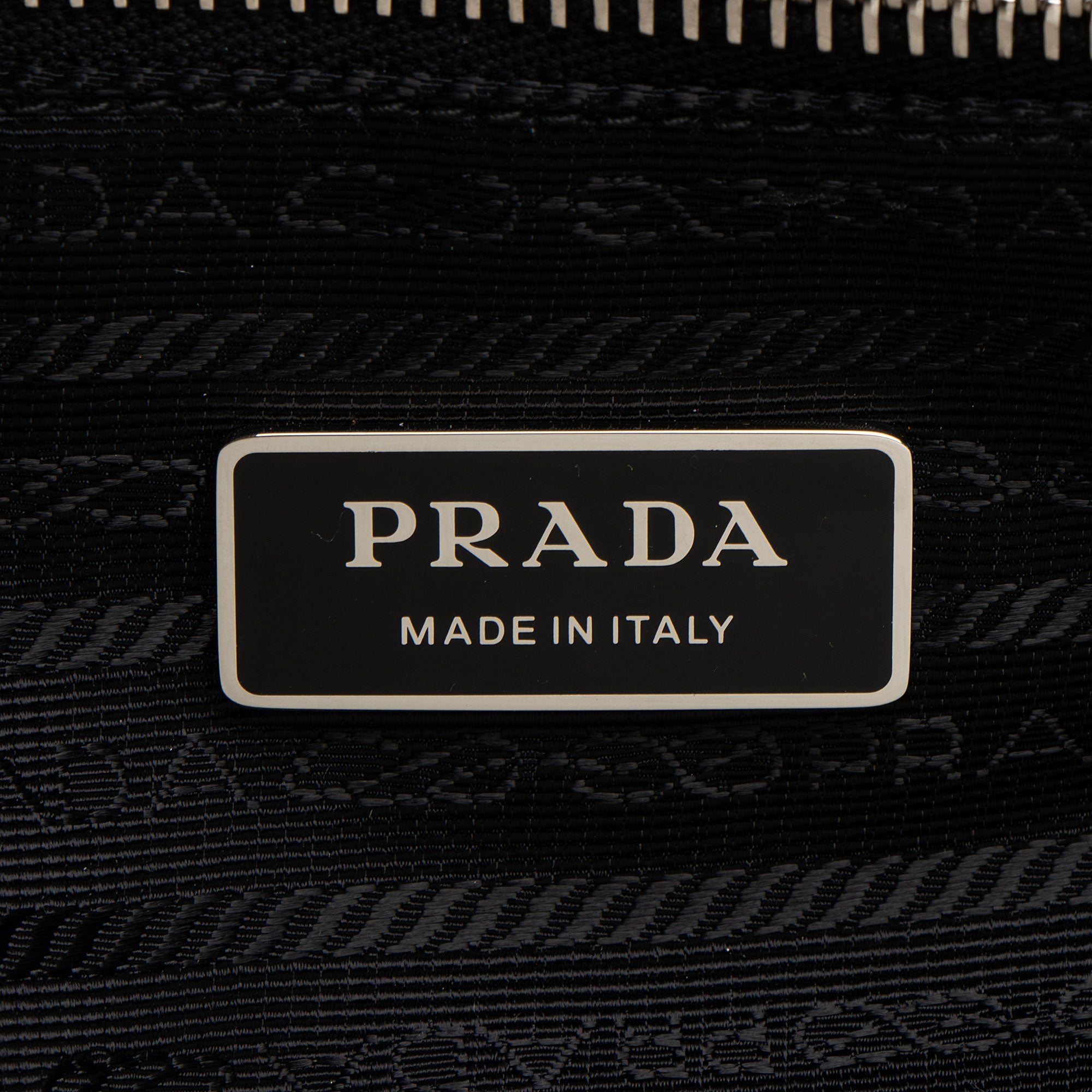 Prada Terry Cloth Logo Tote (SHF-NgTtos)