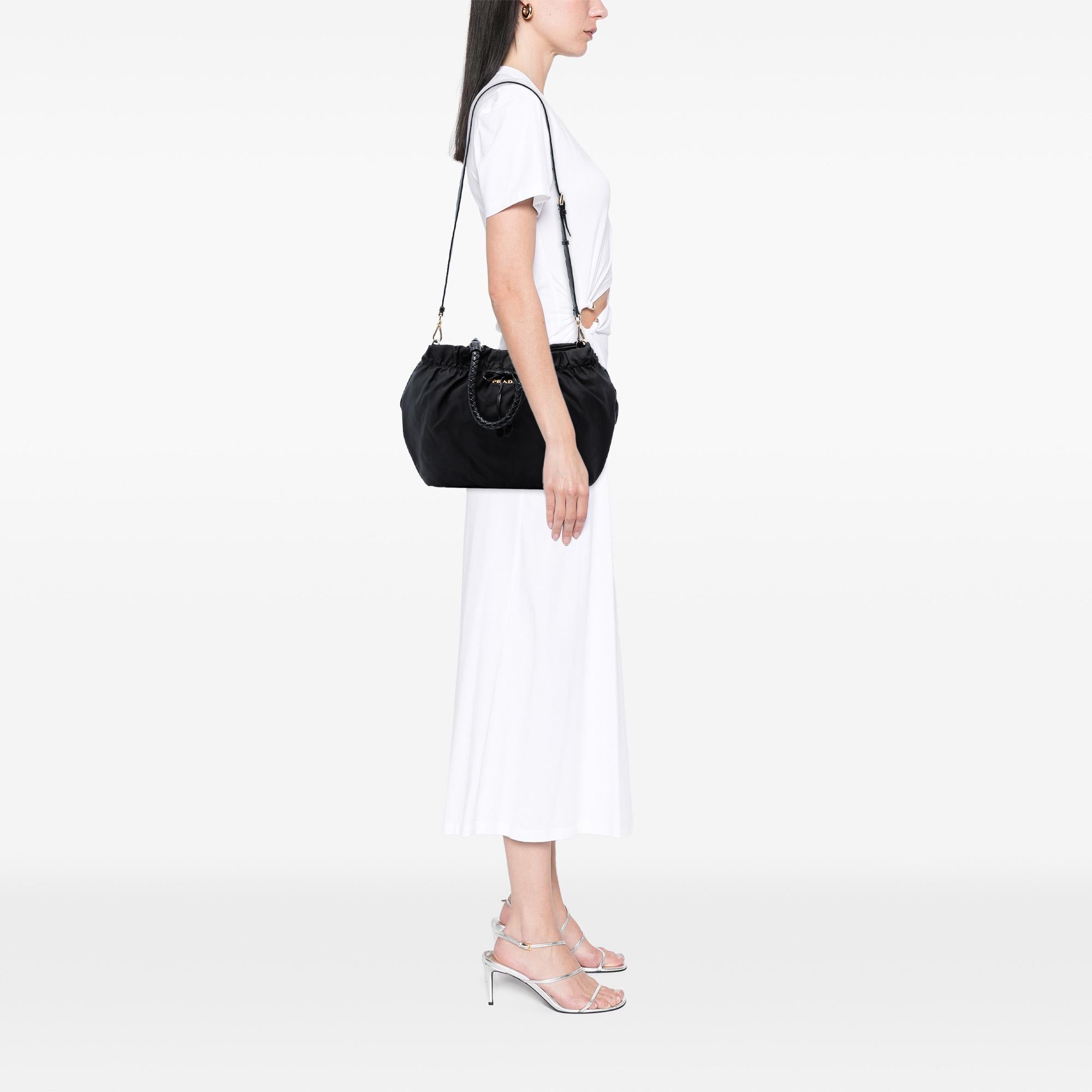Prada Tessuto Bow Satchel