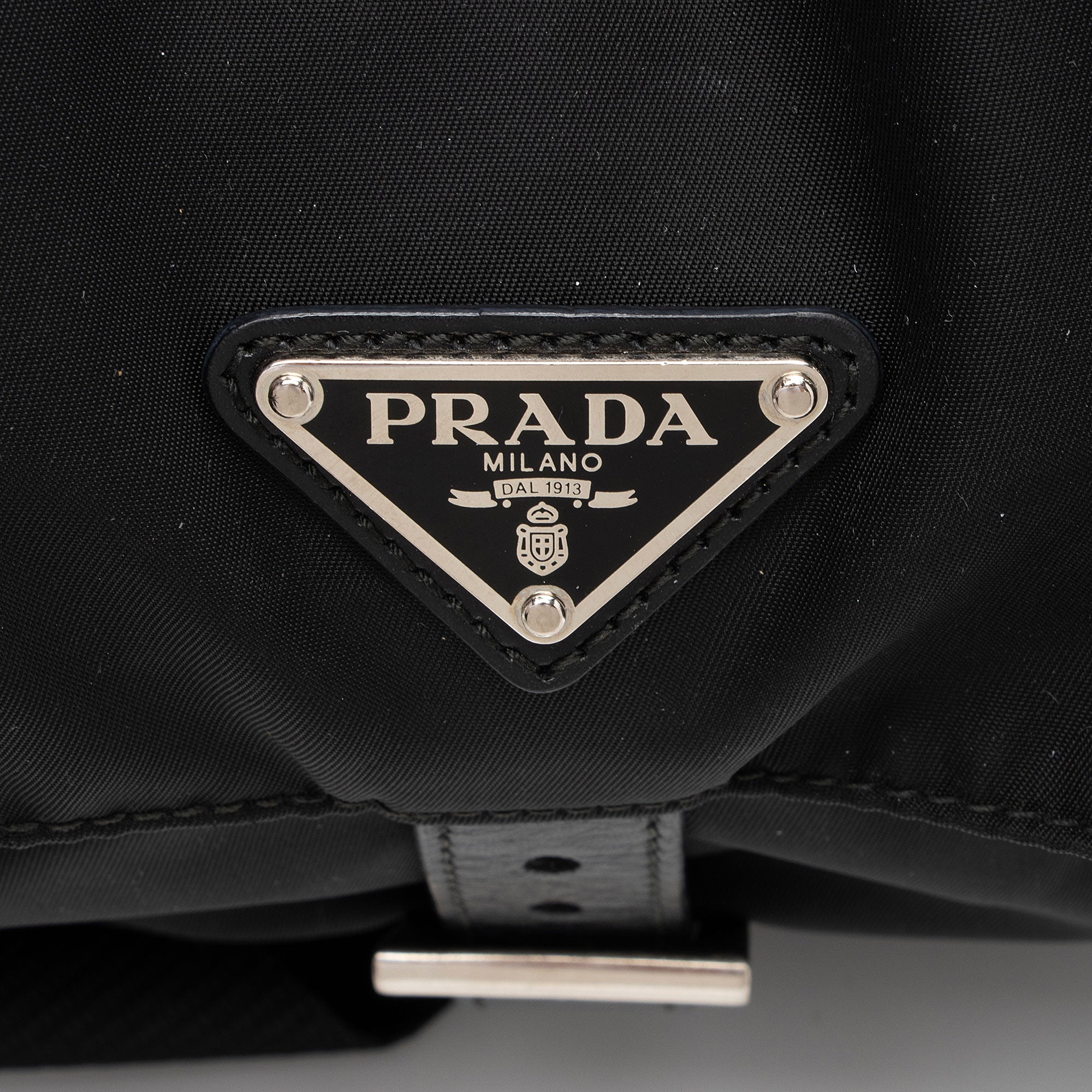 Prada Tessuto Buckle Messenger (SHF-ZElqhI)